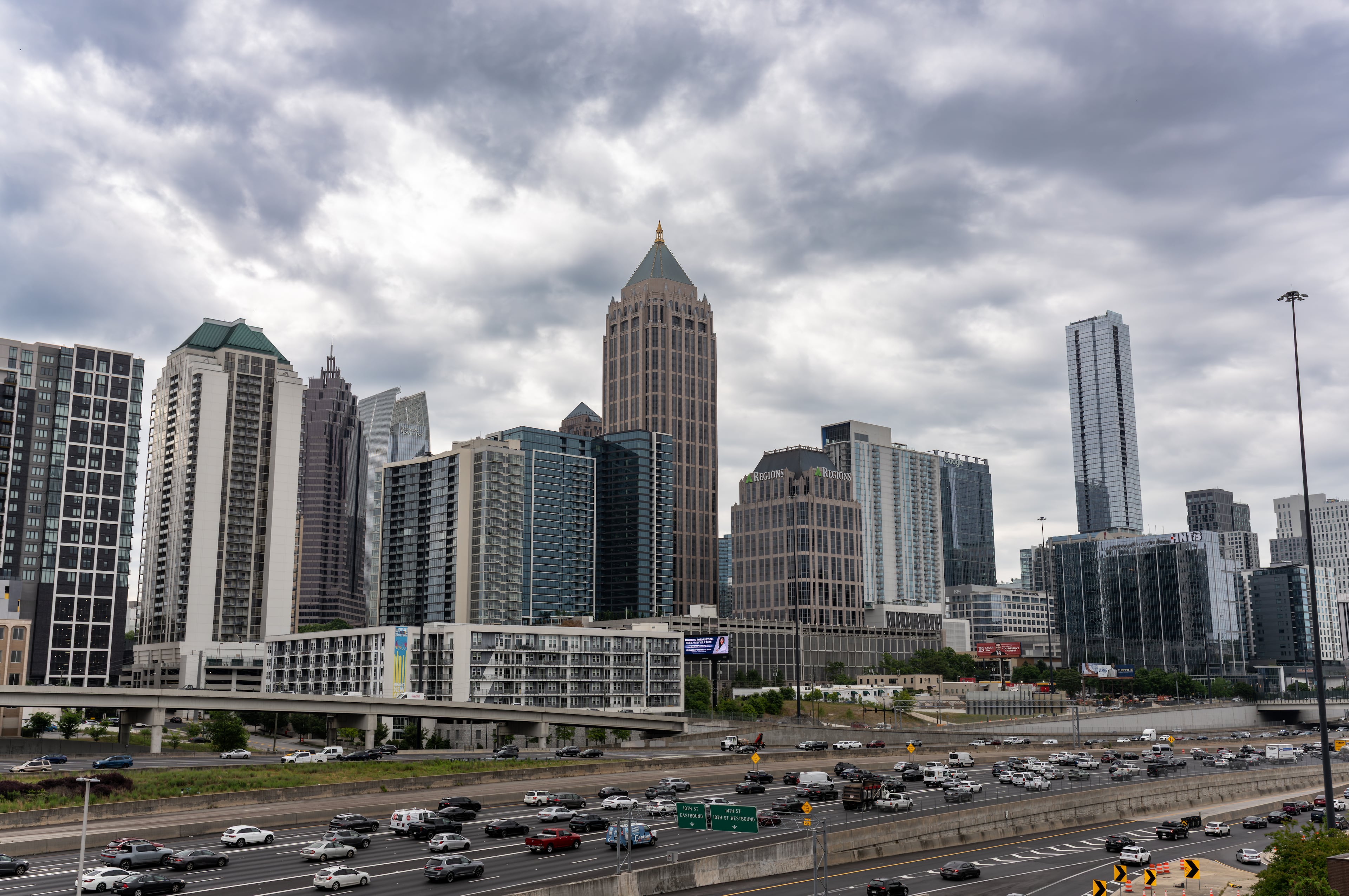 Rain in metro Atlanta