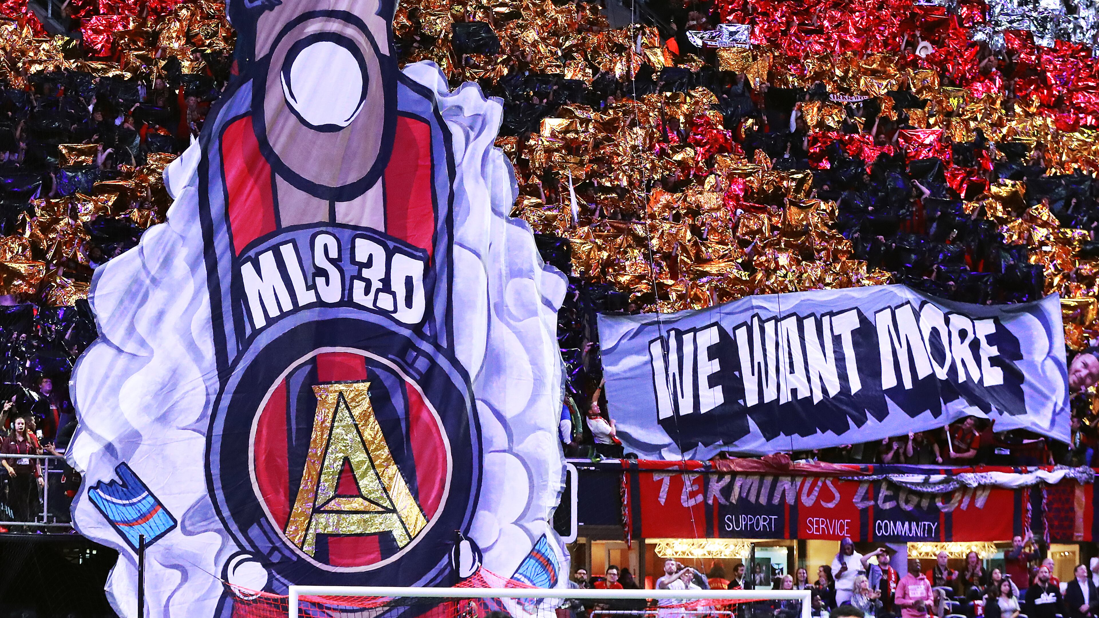 As the Atlanta United fan base made clear during the MLS Cup, it has high expectations. (CURTIS COMPTON / CCOMPTON@AJC.COM)