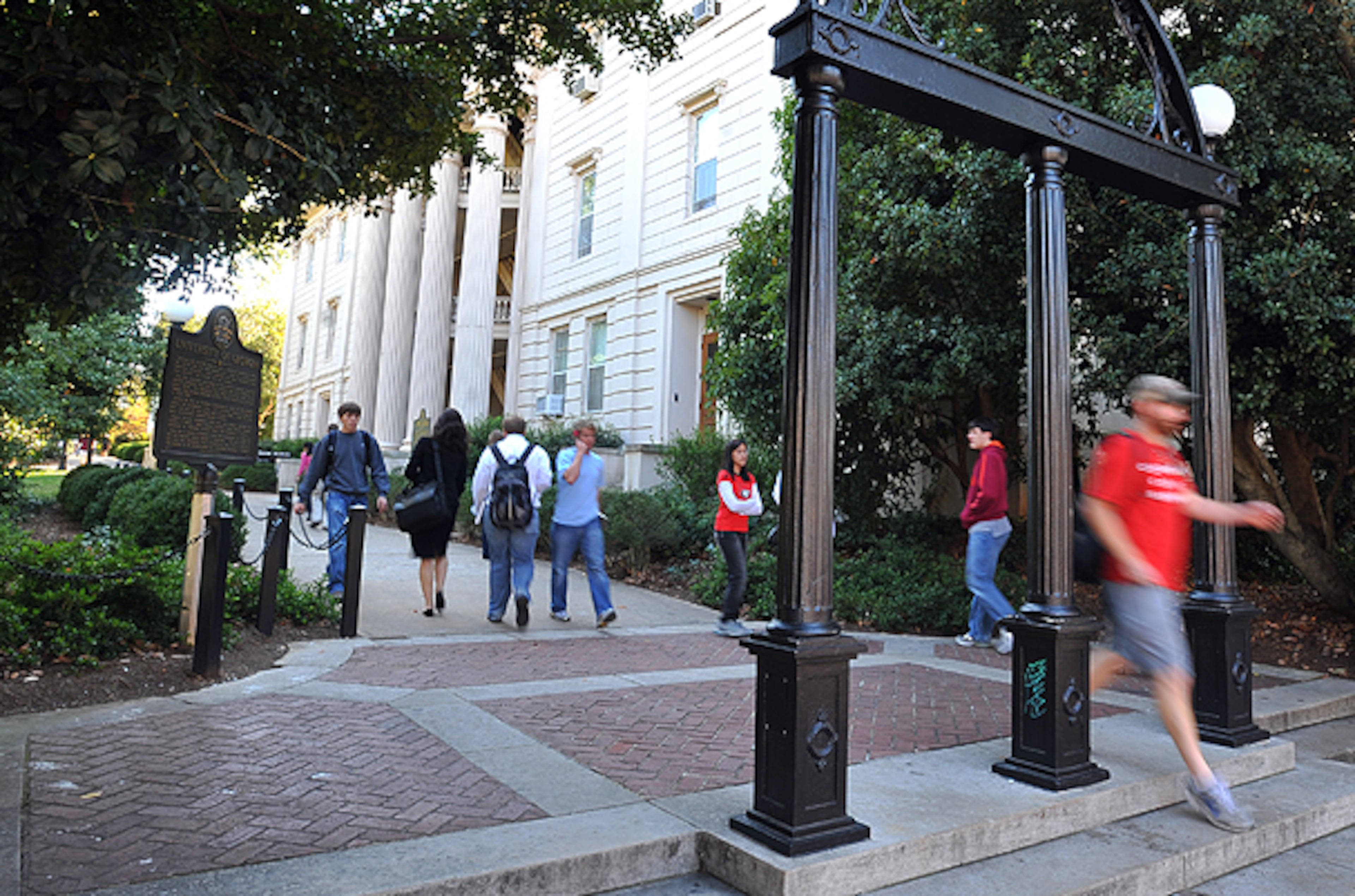 In addition to two hospital and cultural attractions, the energy of the University of Georgia draws retirees to Clark County. (File/AJC)