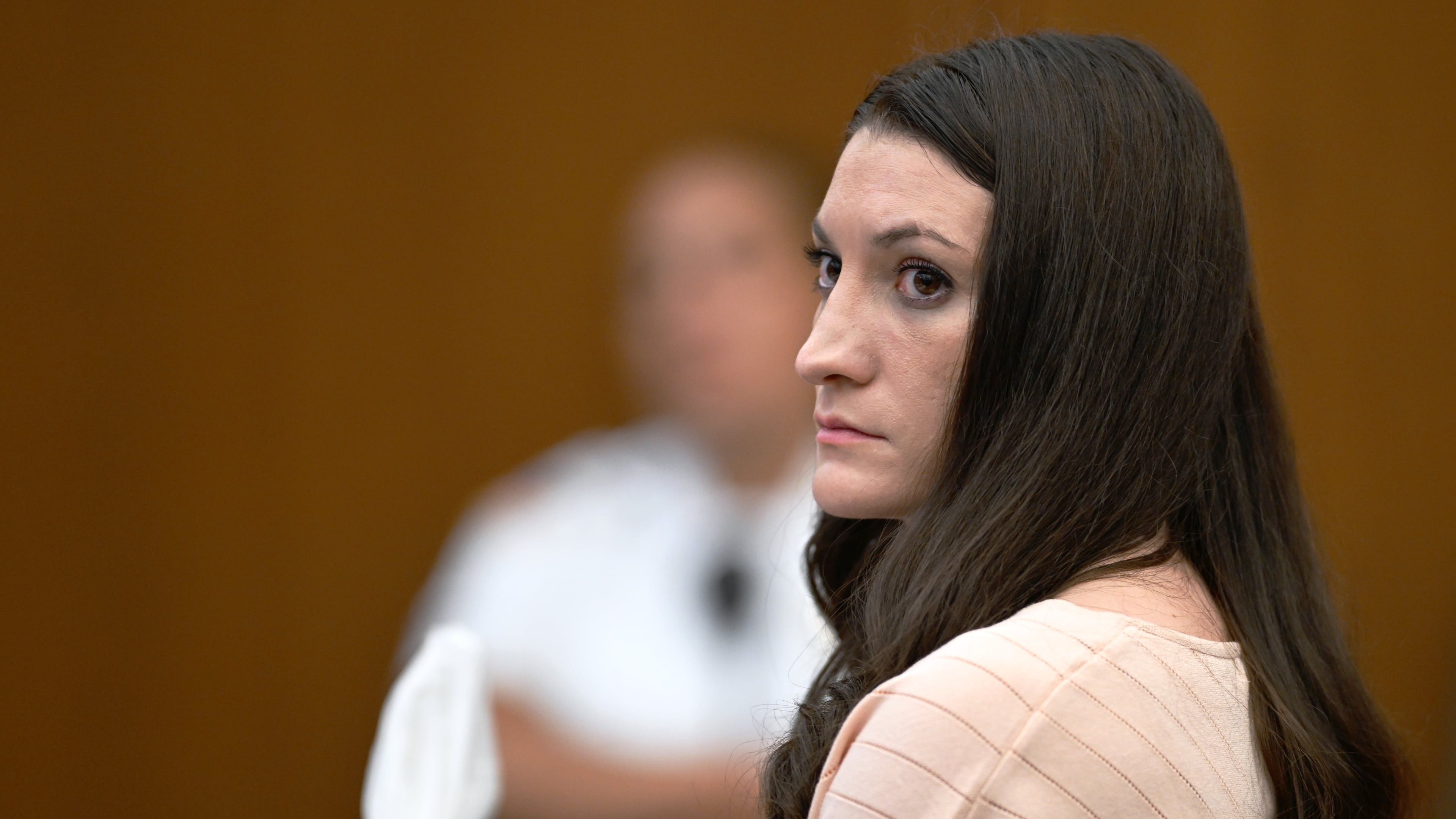 Lindsay Clancy, during during her murder trial, Thursday, Aug. 13, 2026., in Plymouth, Mass. Josh Reynolds/Pool (AP Photo/Josh Reynolds, Pool)