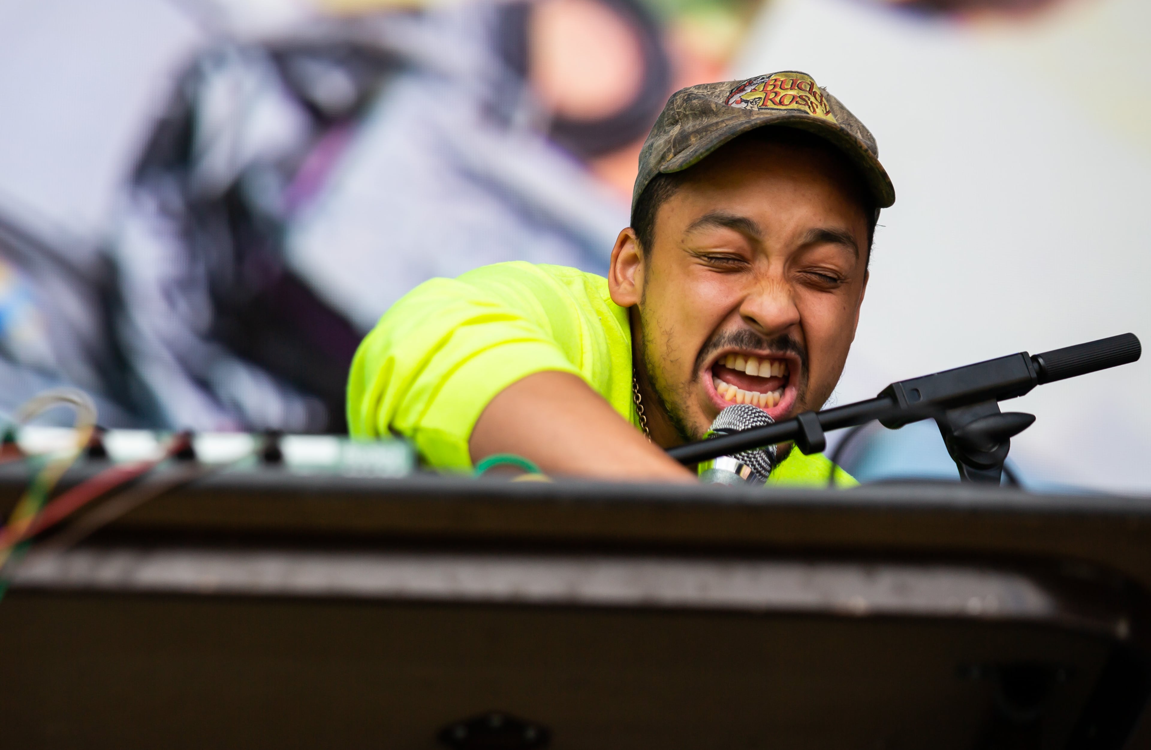 Dijon brought ambient jams to the crowd at Re:SET Summer Concert Series on Sunday, June 11, 2023, at Atlanta's Central Park.