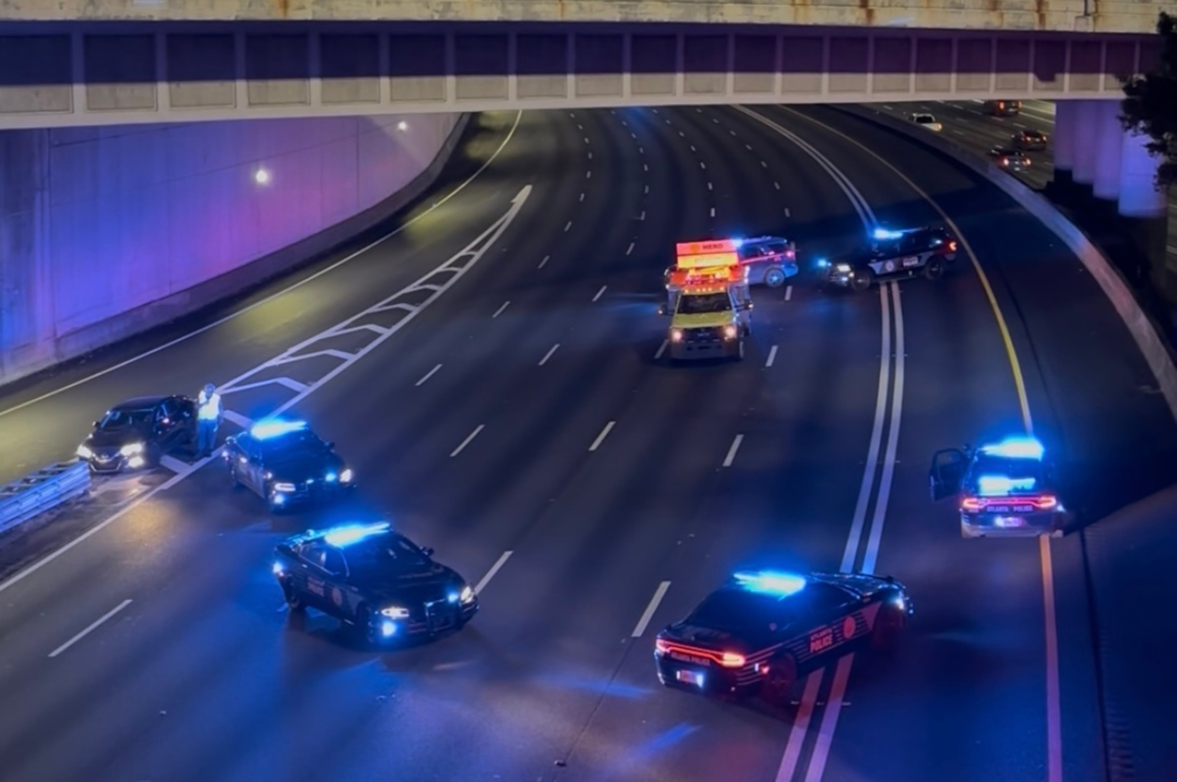 Pedestrian hit and killed on Downtown Connector