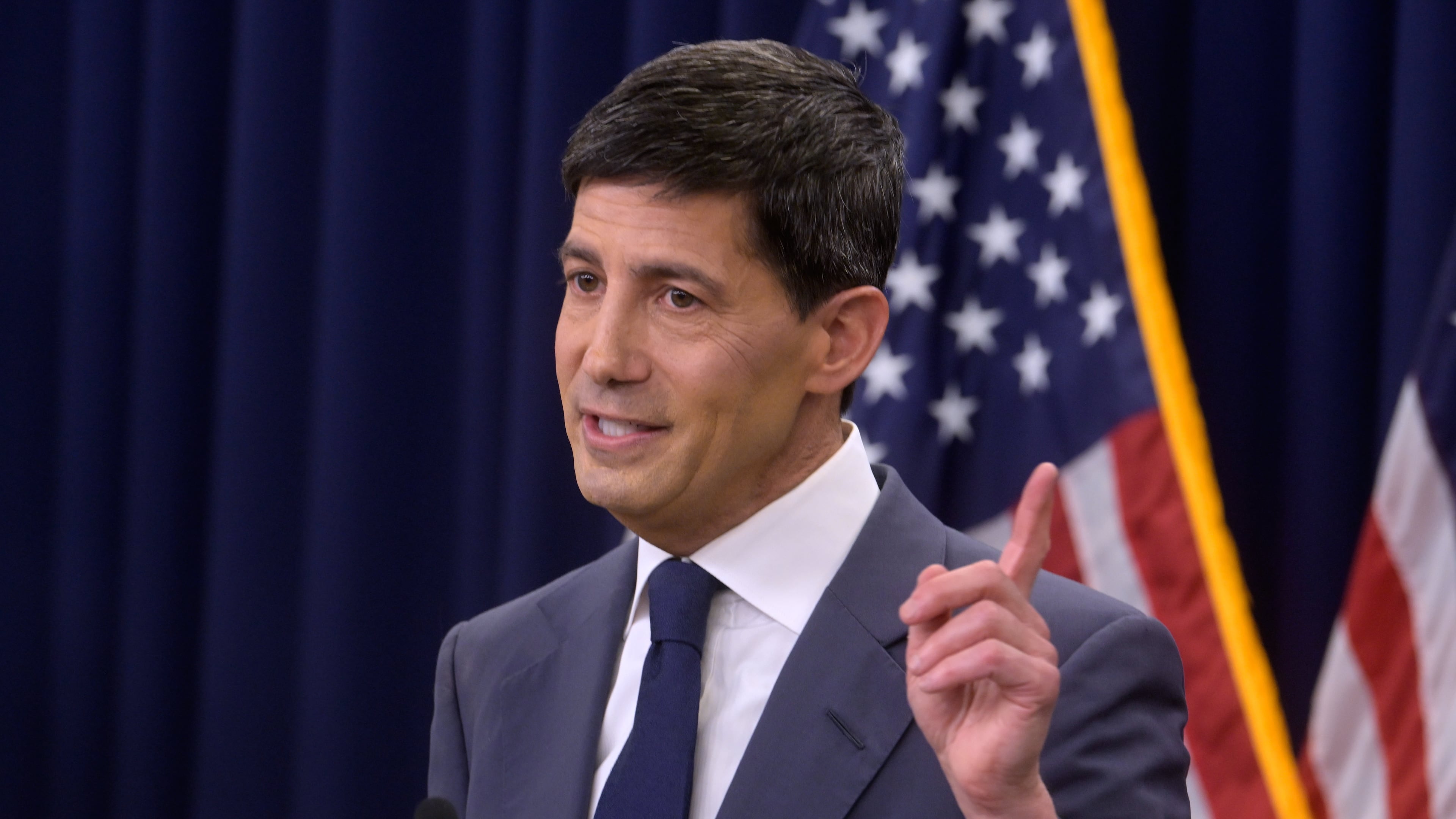 Federal Reserve Chairman Kevin Warsh speaks during a news conference following the Federal Open Market Committee meeting, Wednesday, June 17, 2025, in Washington. (AP Photo/Rod Lamkey, Jr.)