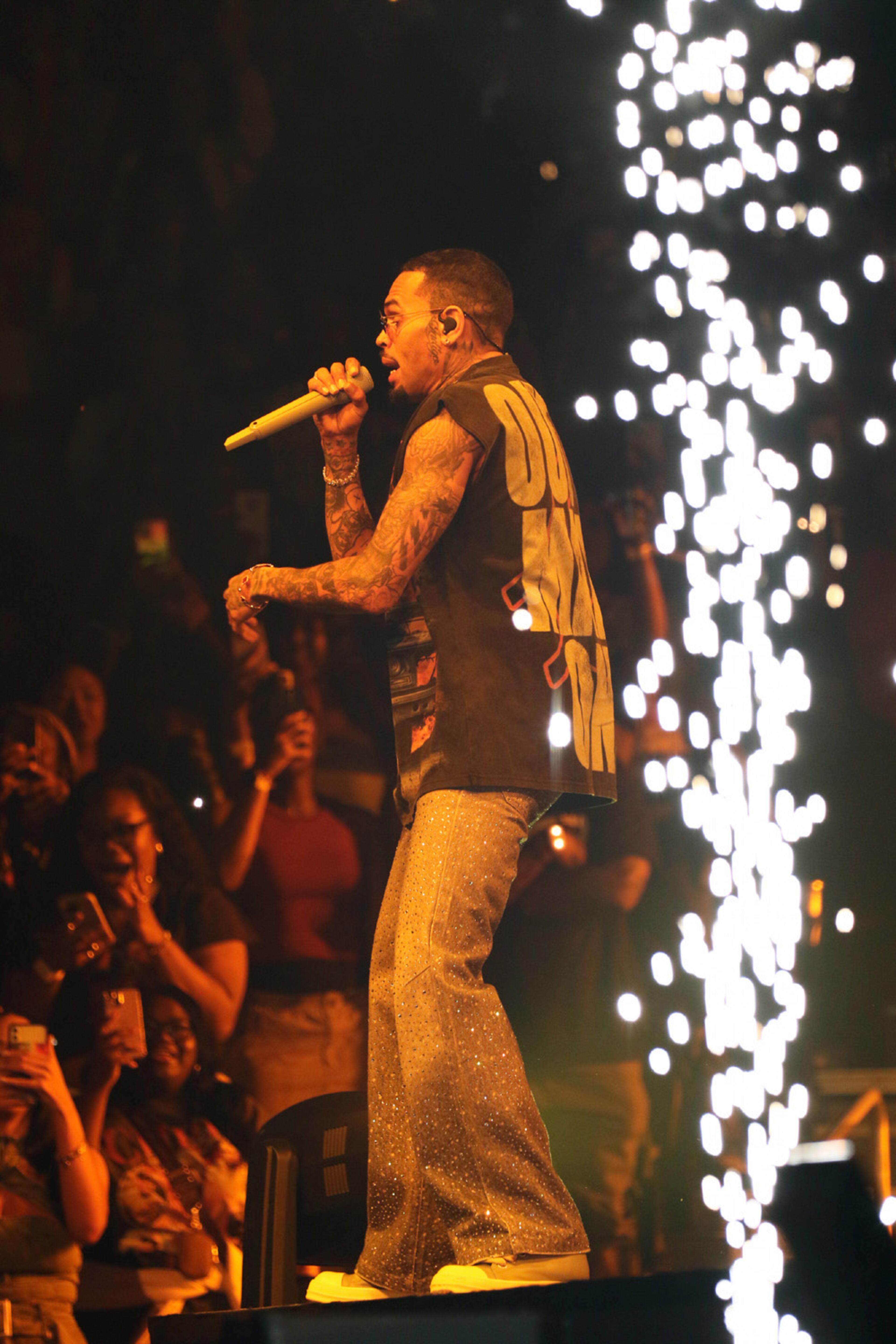 Chris Brown rocked a sold-out crowd at State Farm Arena on Friday, July 5, 2024, with openers Muni Long and Maeta.
Robb Cohen for the Atlanta Journal-Constitution