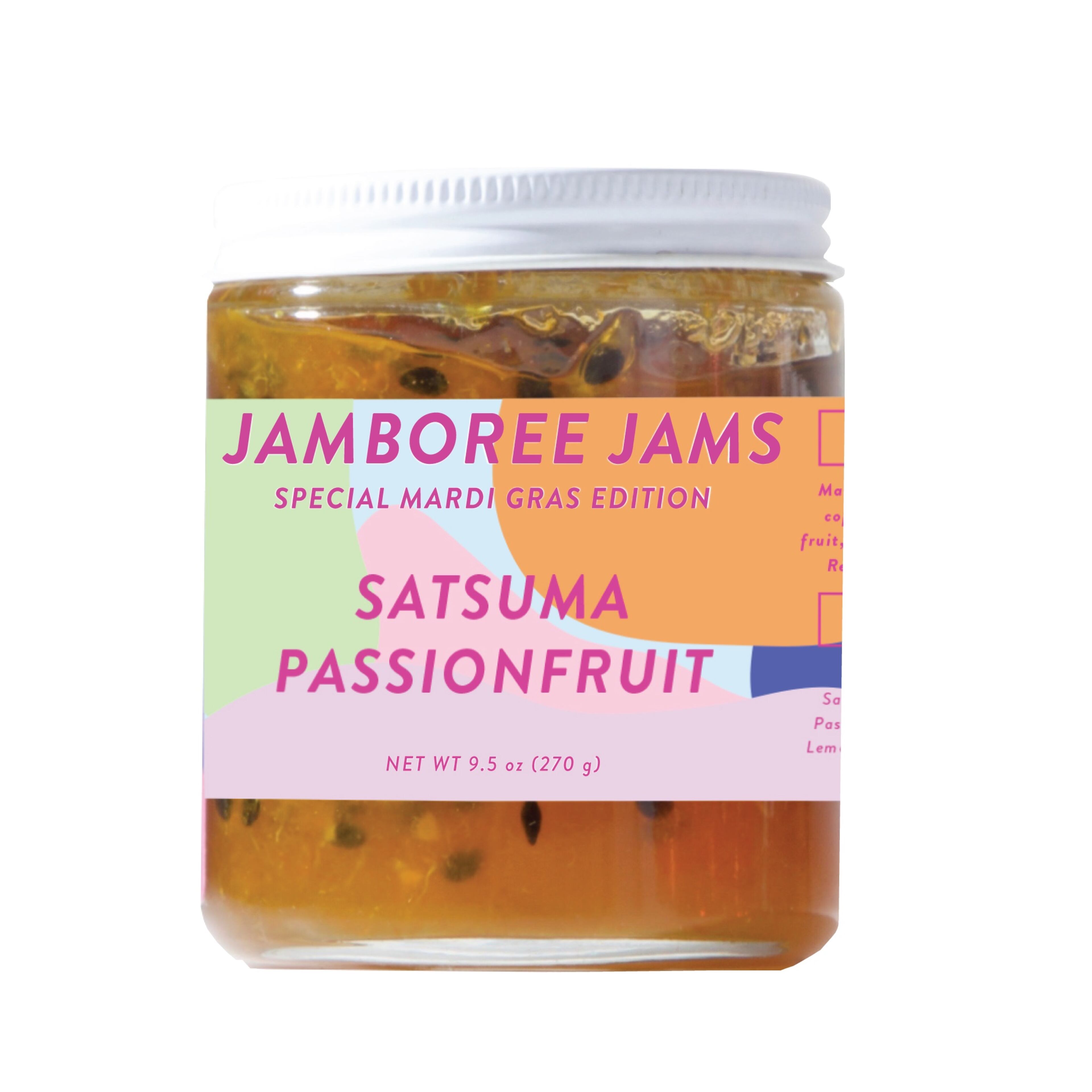 Satsuma-passion fruit jam. (Courtesy of Jamboree Jams)