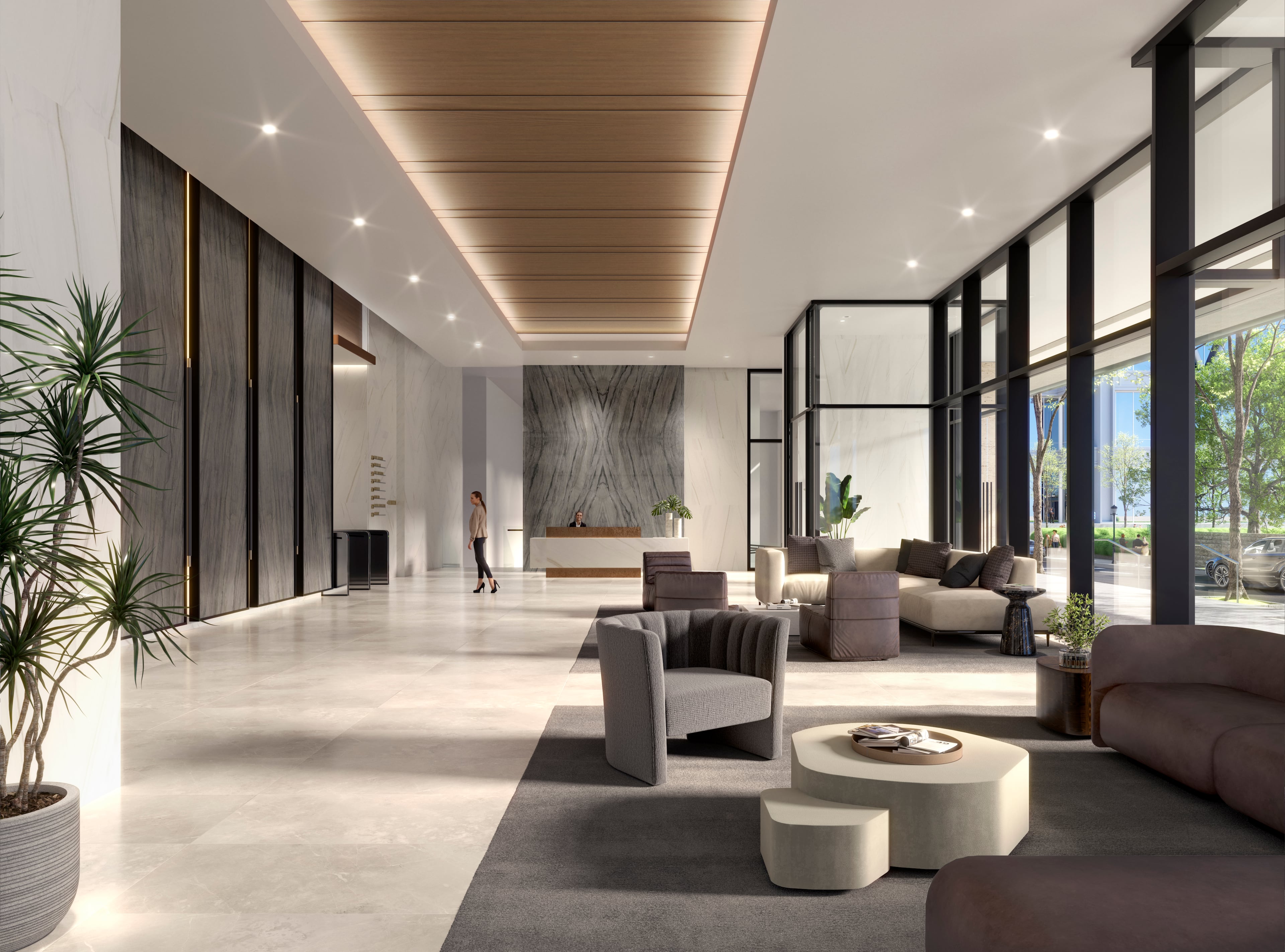 This is a rendering of Rockefeller Group's new 60-story skyscraper at 1072 W Peachtree St. in Midtown, which includes eight floors of new office space. (Courtesy of Eleven Visualisation)