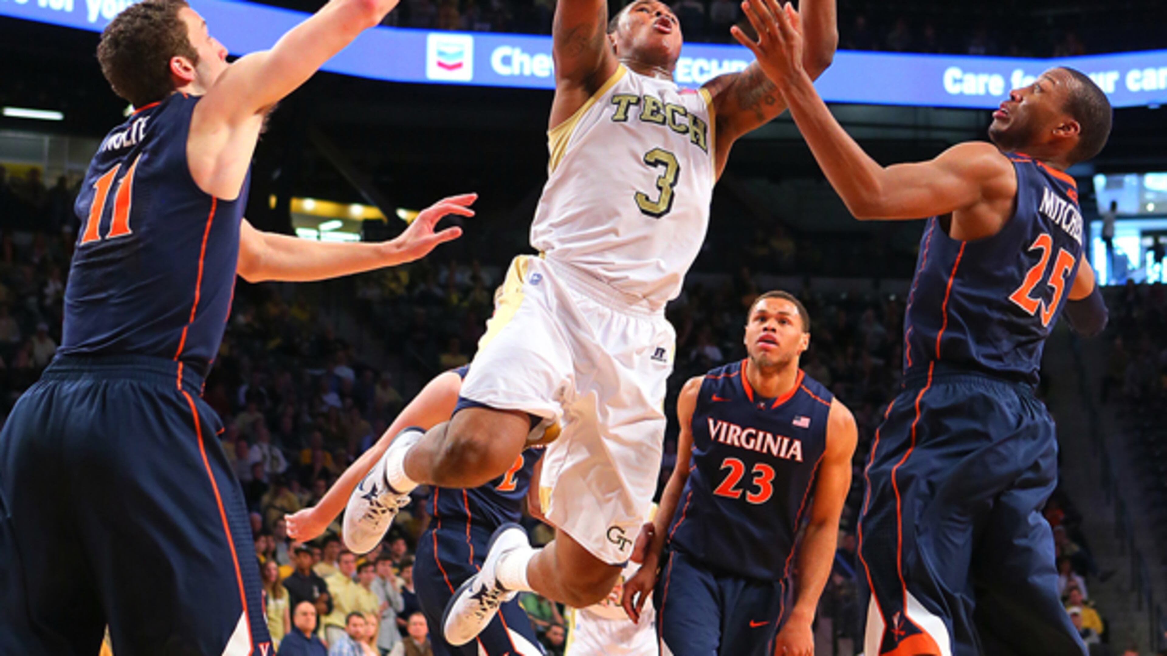 Georgia Tech freshman guard Marcus Georges-Hunt is averaging 10.35 points per game.