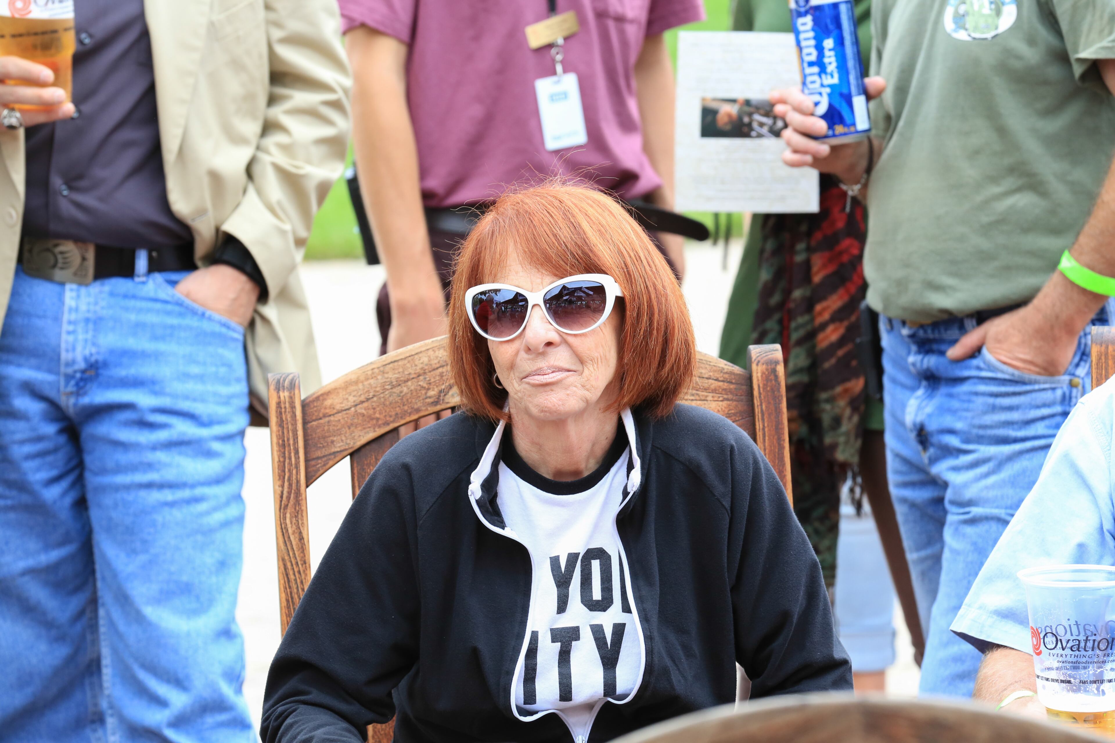 BETHEL, NY - AUGUST 18: A general view of the atmosphere during the Richie Havens Memorial Celebration and Aerial Scattering of Ashes at Bethel Woods Art Center on August 18, 2013 in Bethel, New York. (Photo by Charles Norfleet/Getty Images)