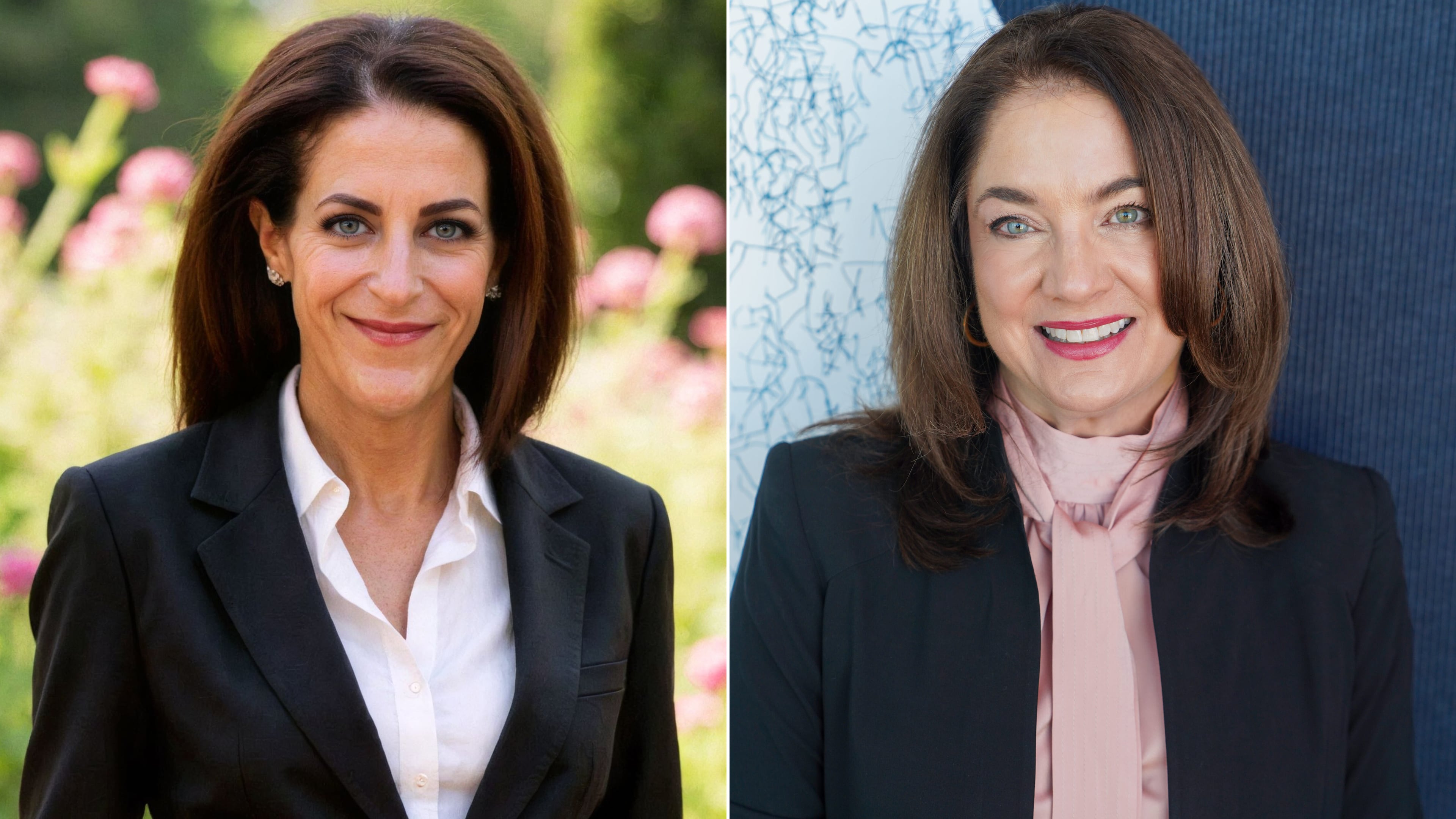 Marianne Faloni, left, and Genna Keller, co-chairwomen of ATL TrailblazHER Angels, a women-led group of angel investors. (Courtesy of ATL TrailblazHER Angels)