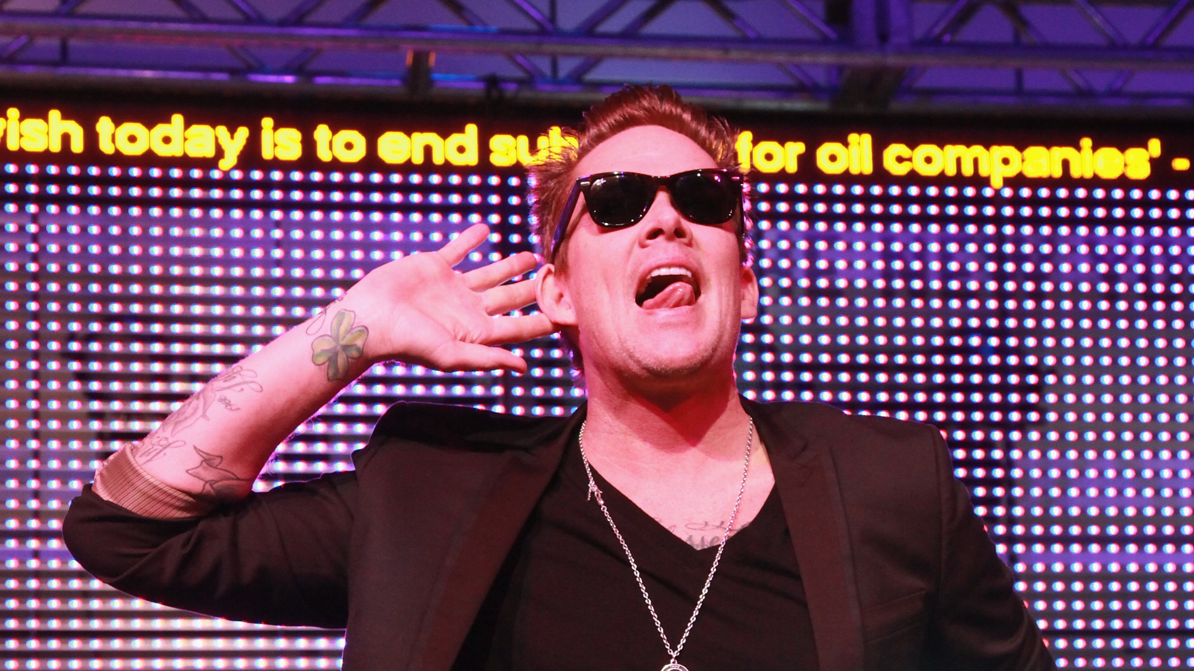 WASHINGTON, DC - JANUARY 20: Mark McGrath of Sugar Ray performs with Camp Freddy at the 2013 Green Inaugural Ball at NEWSEUM on January 20, 2013 in Washington, DC. (Photo by Taylor Hill/Getty Images) Mark McGrath and Sugar Ray will bring the Under the Sun tour back to Atlanta in August. Photo: Getty Images.