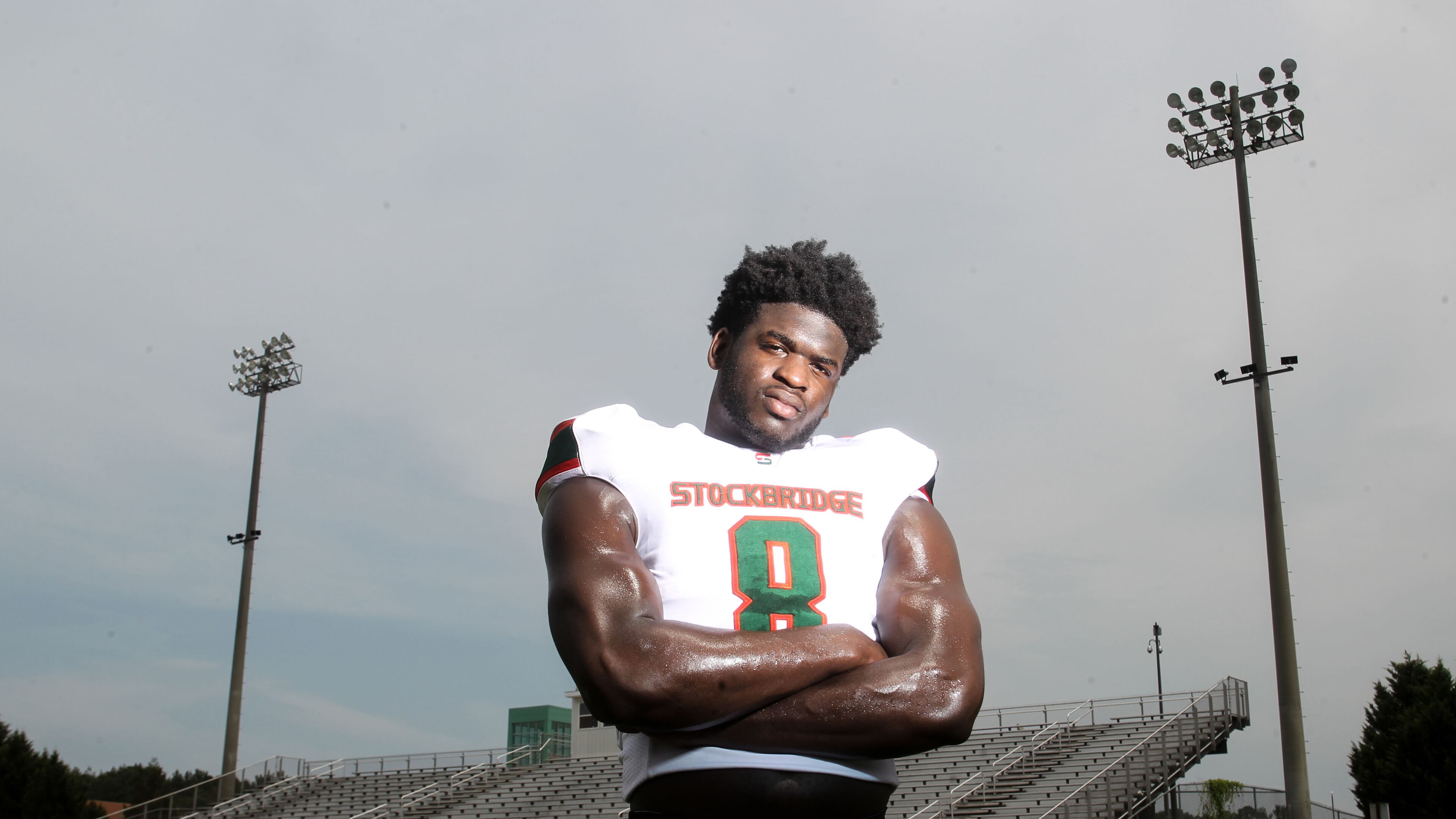 Brenton Cox, defensive end, Stockbridge. Cox finished last season with 18 sacks and another eight tackles for losses.