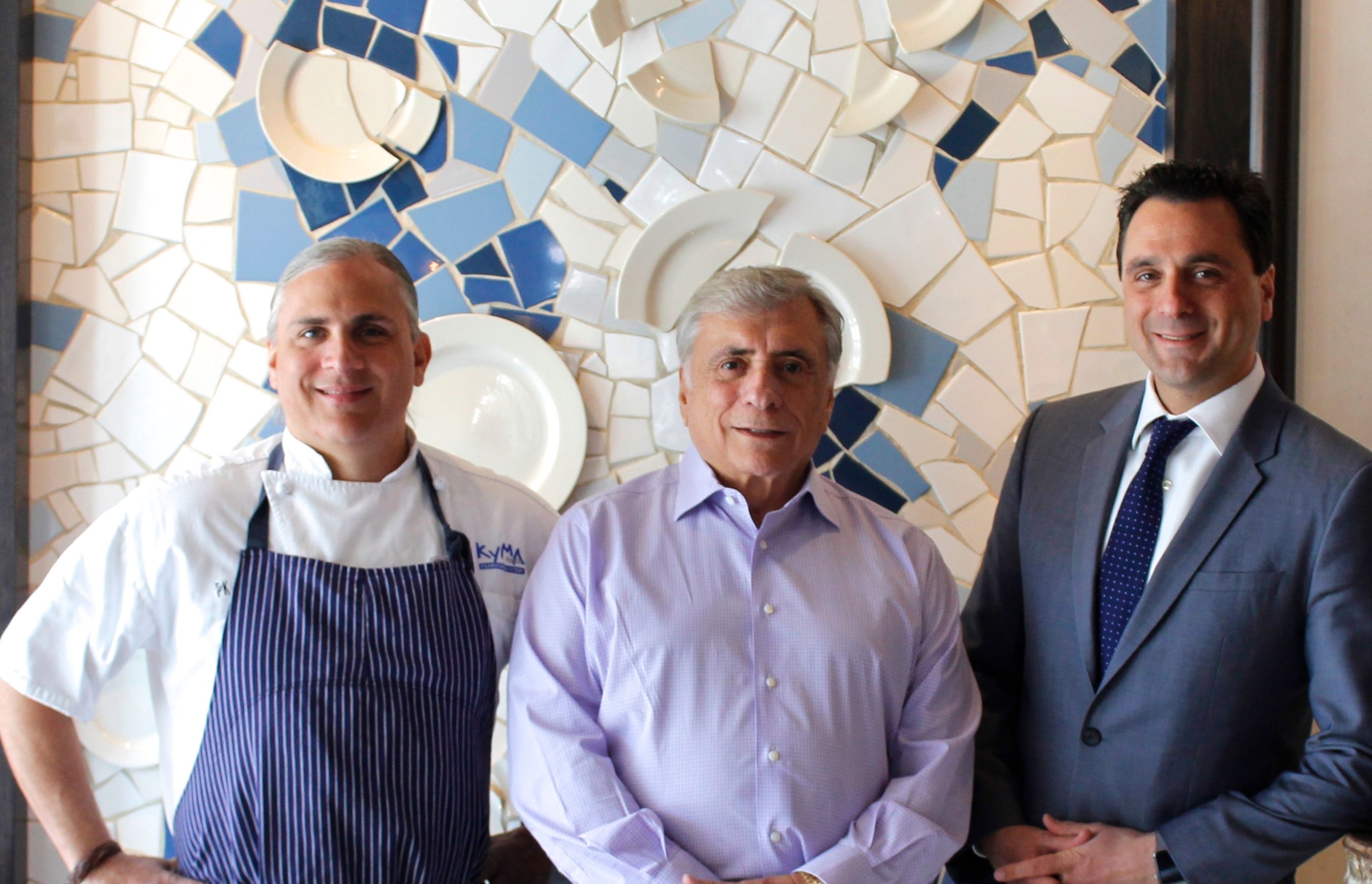 Buckhead Life Restaurant Group will open a second location of Chops Lobster Bar in Centennial Yards. Pano I. From left, Karatassos, I. Pano Karatassos and Niko Karatassos run the hospitality group. (Courtesy of Buckhead Life Restaurant Group)