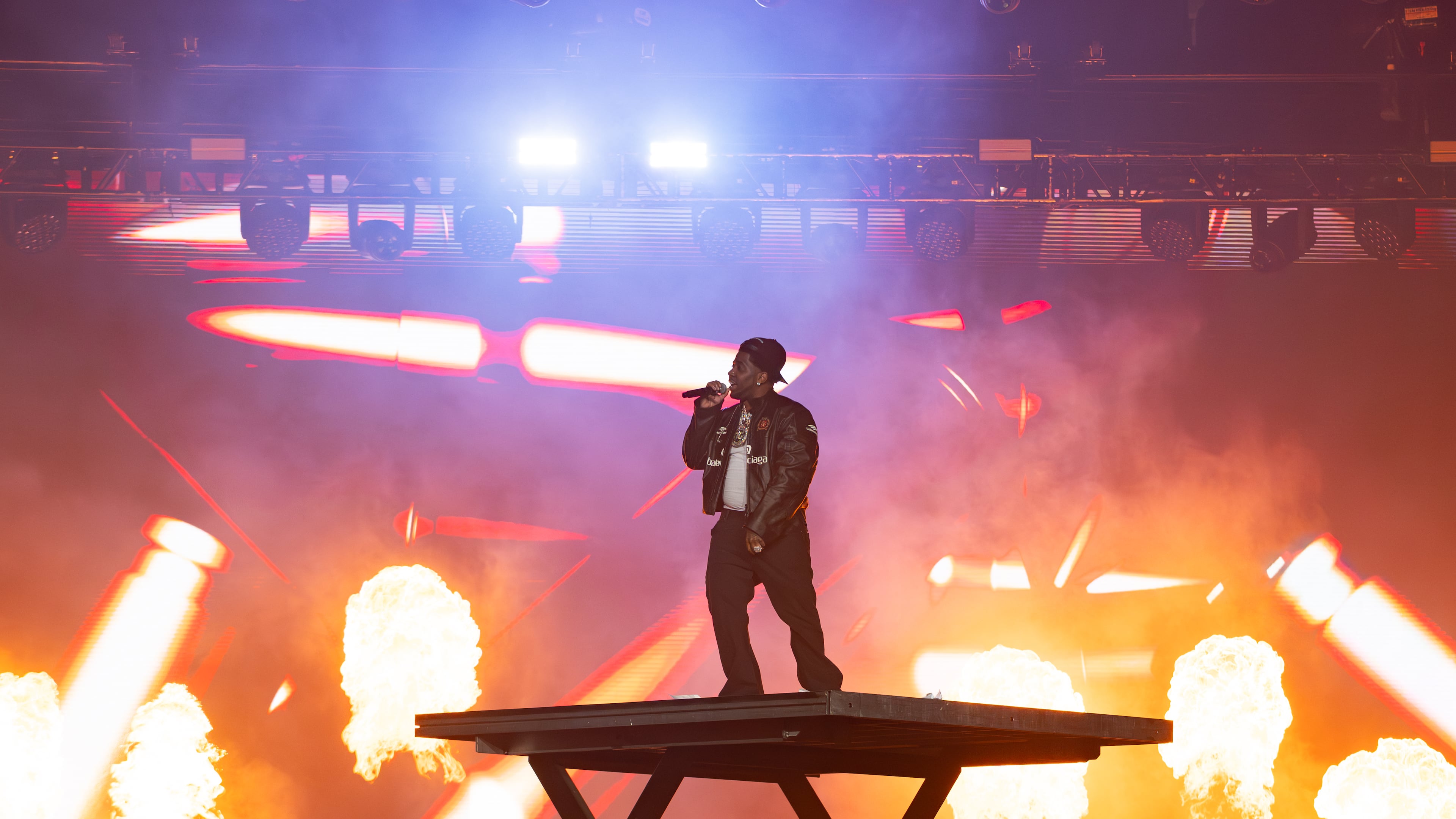 At his welcome home show at State Farm Arena, YFN Lucci performed a mix of fan-favorites, collaborations and new songs to a packed crowd on Aug. 23, 2025. (Courtesy of State Farm Arena)