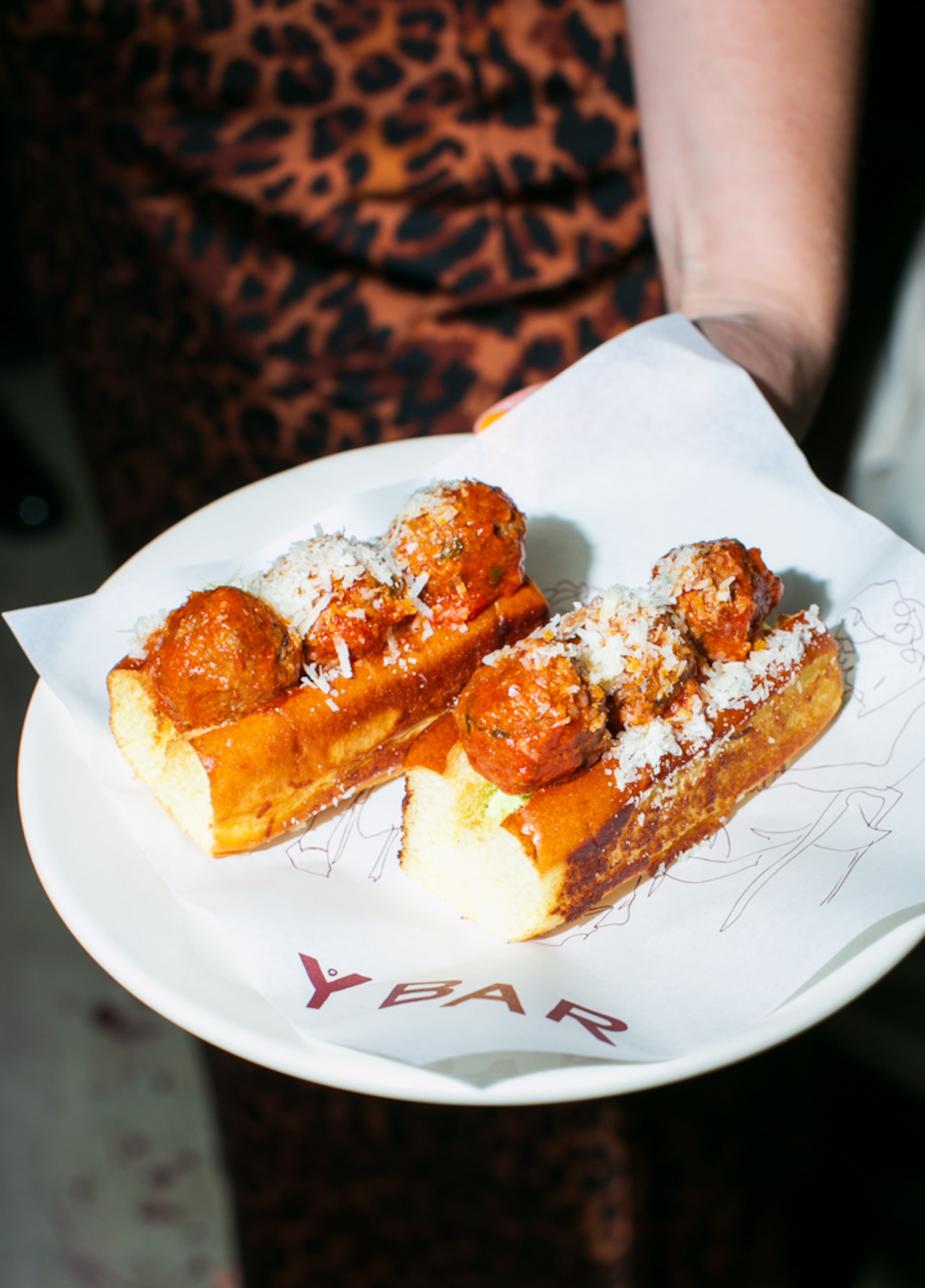 These mini meatball subs are on the menu at Y Bar e Ristorante and will be available late into the night. (Courtesy of Sarah Lawless)