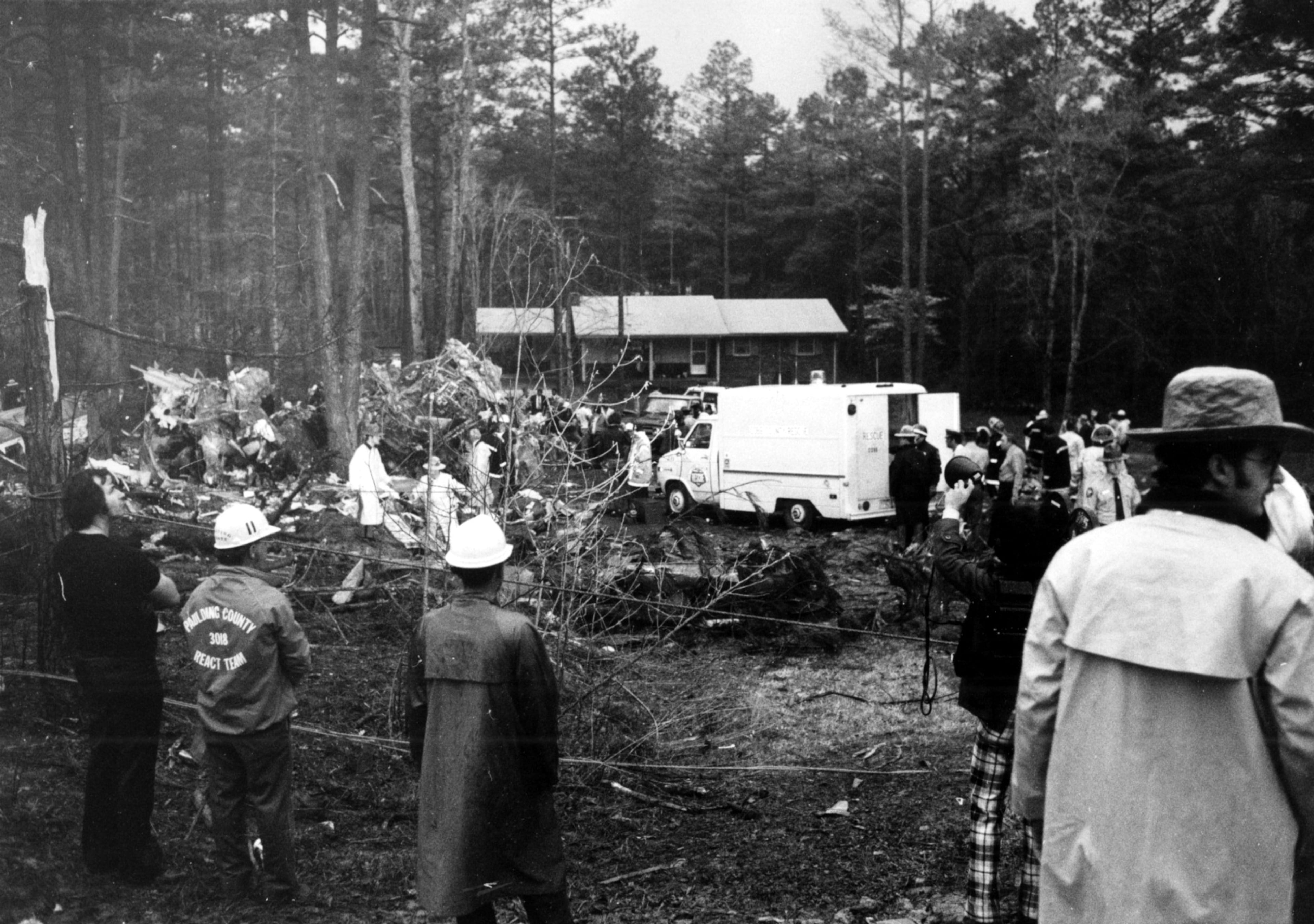 April 1977 -- The DC-9 ended its ill-fated flight in a pile of rubble in front of the Burkhalter home off Ga. 92 Spur in New Hope. Read the 1978 NTSB crash report (.PDF format) | Latest news on Malaysia Airlines Flight 370