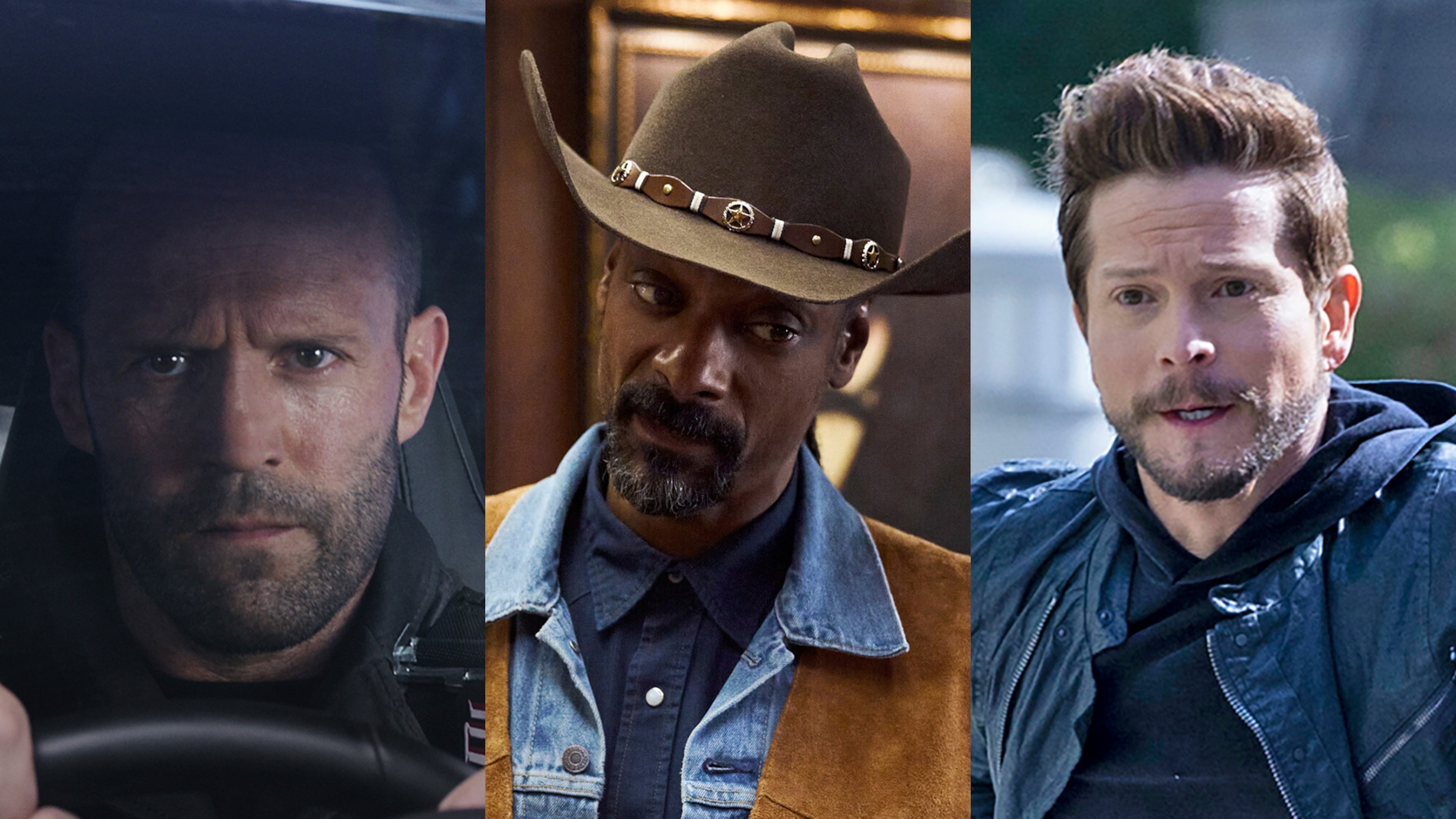 TV and films about to shoot or already in production this month include Jason Statham's "The Beekeeper," Snoop Dogg's "The Underdoggs" and Fox's "The Resident" with Matt Czuchry. PUBLICITY PHOTOS