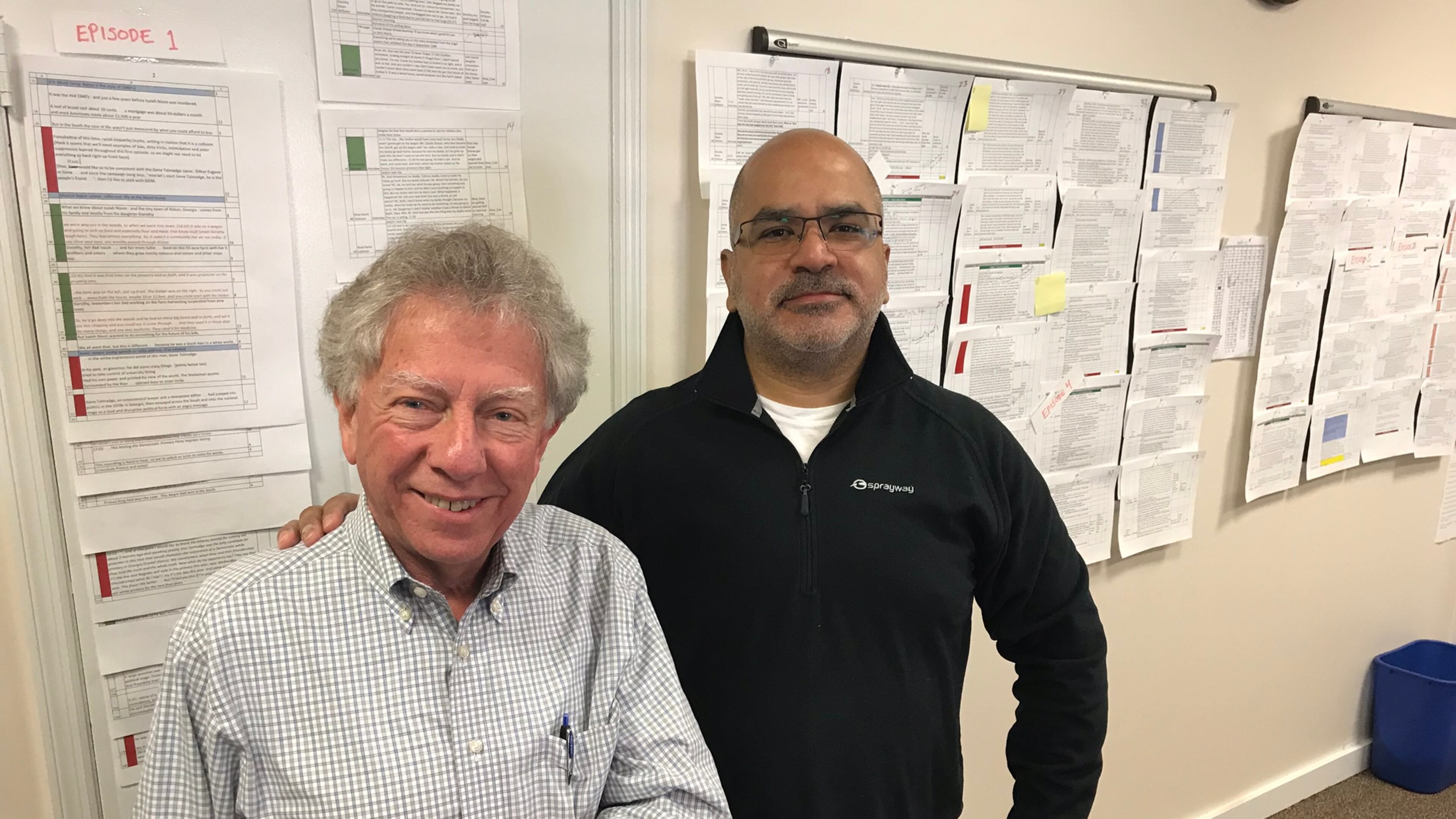 Hank Klibanoff and Dave Barasoain are the masterminds behind the "Buried Truths" podcast. CREDIT: Rodney Ho/rho@ajc.com