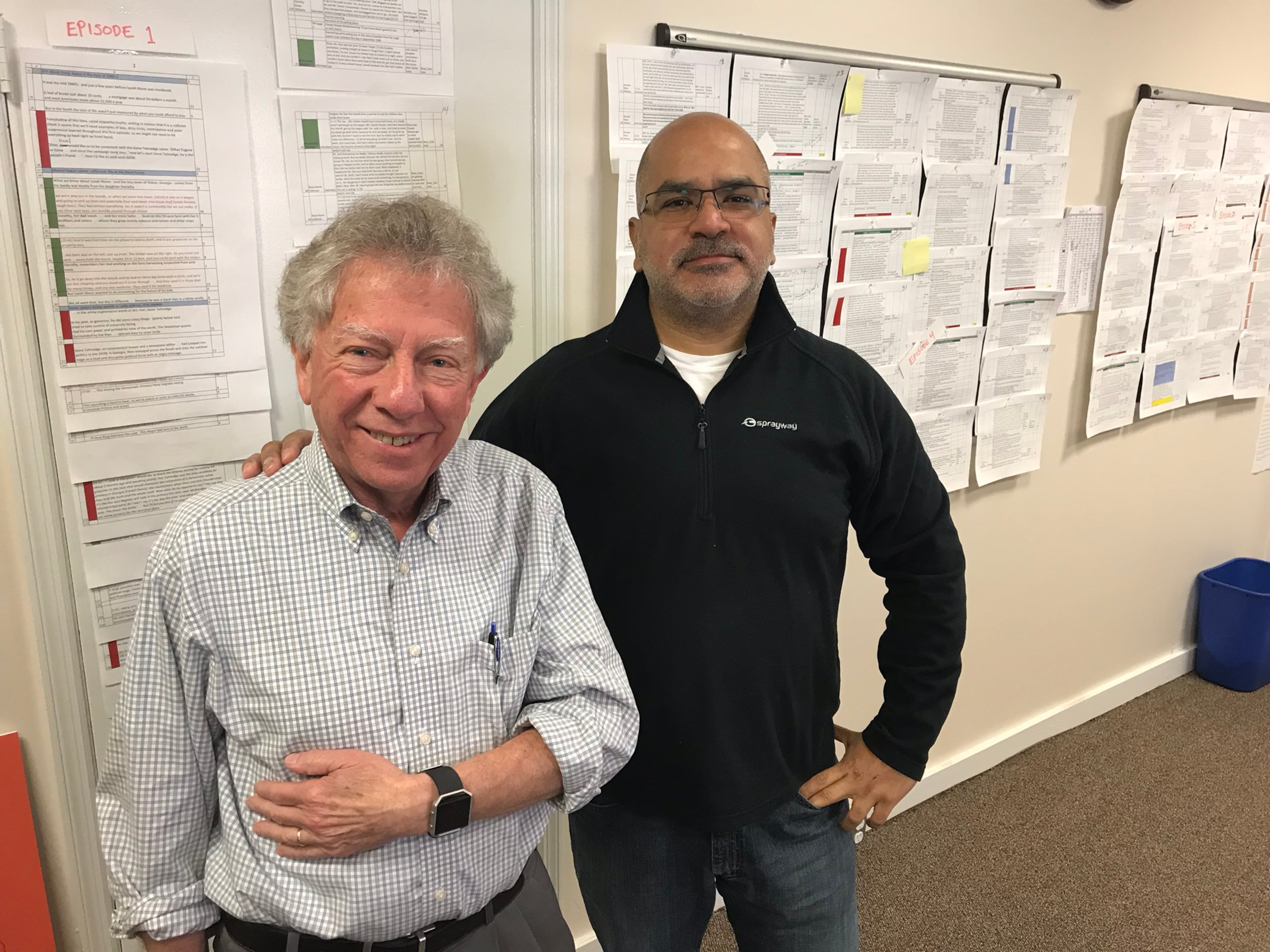 Hank Klibanoff and Dave Barasoain are the masterminds behind the "Buried Truths" podcast. CREDIT: Rodney Ho/rho@ajc.com