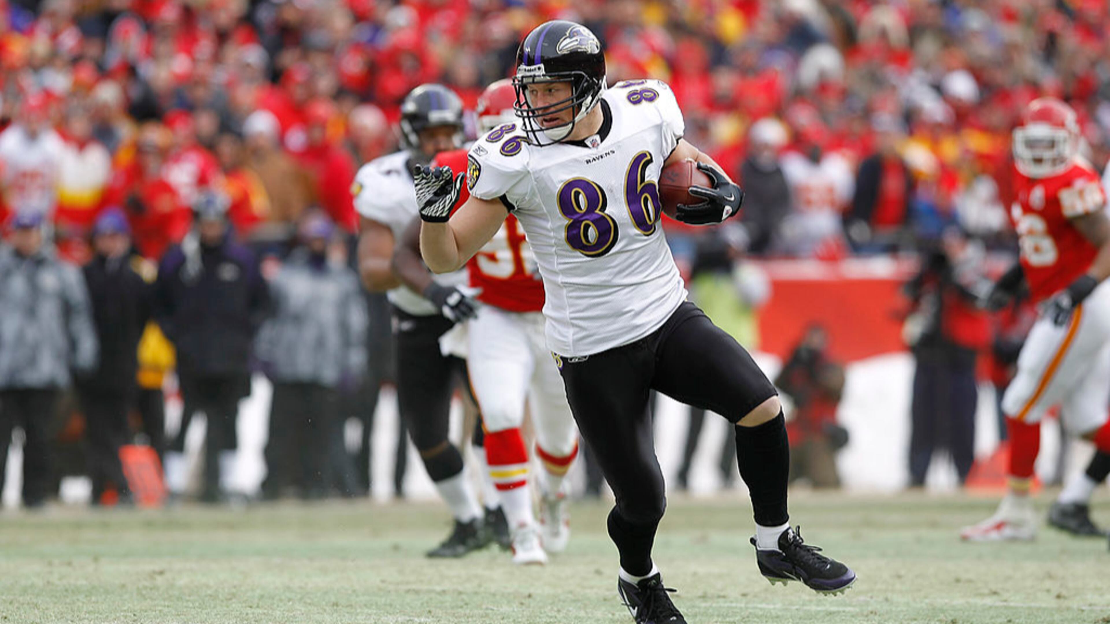 Todd Heap (86) played for the Baltimore Ravens and Arizona Cardinals during his NFL career.