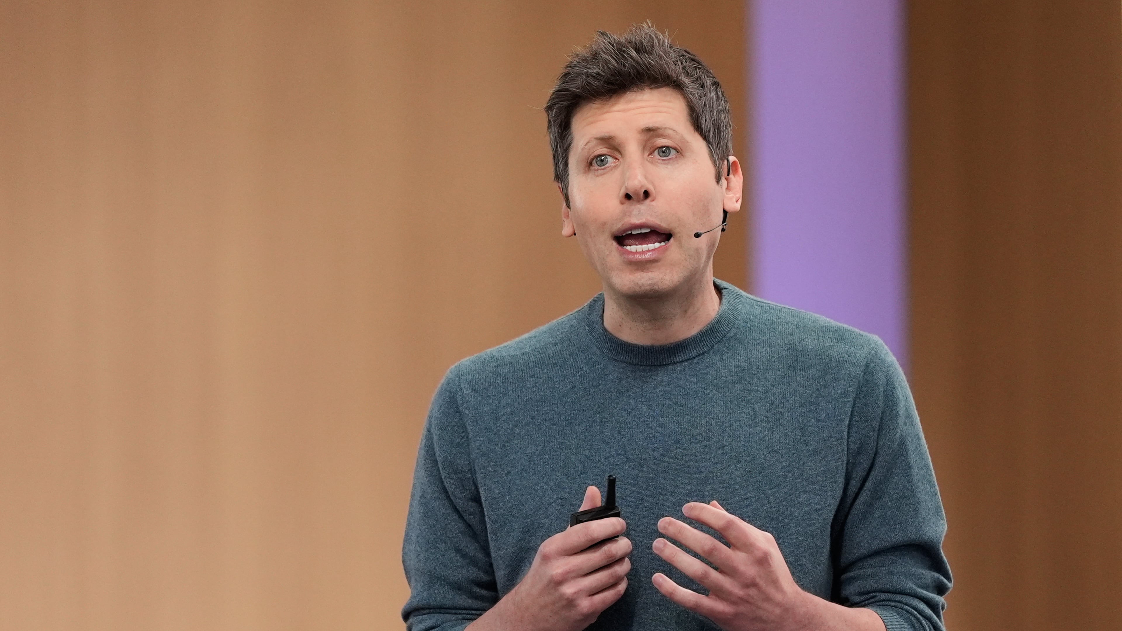 Open AI CEO Sam Altman speaks at the OpenAI DevDay 2026 conference, Tuesday, Sept. 29, 2026, in San Francisco. (AP Photo/Jeff Chiu)