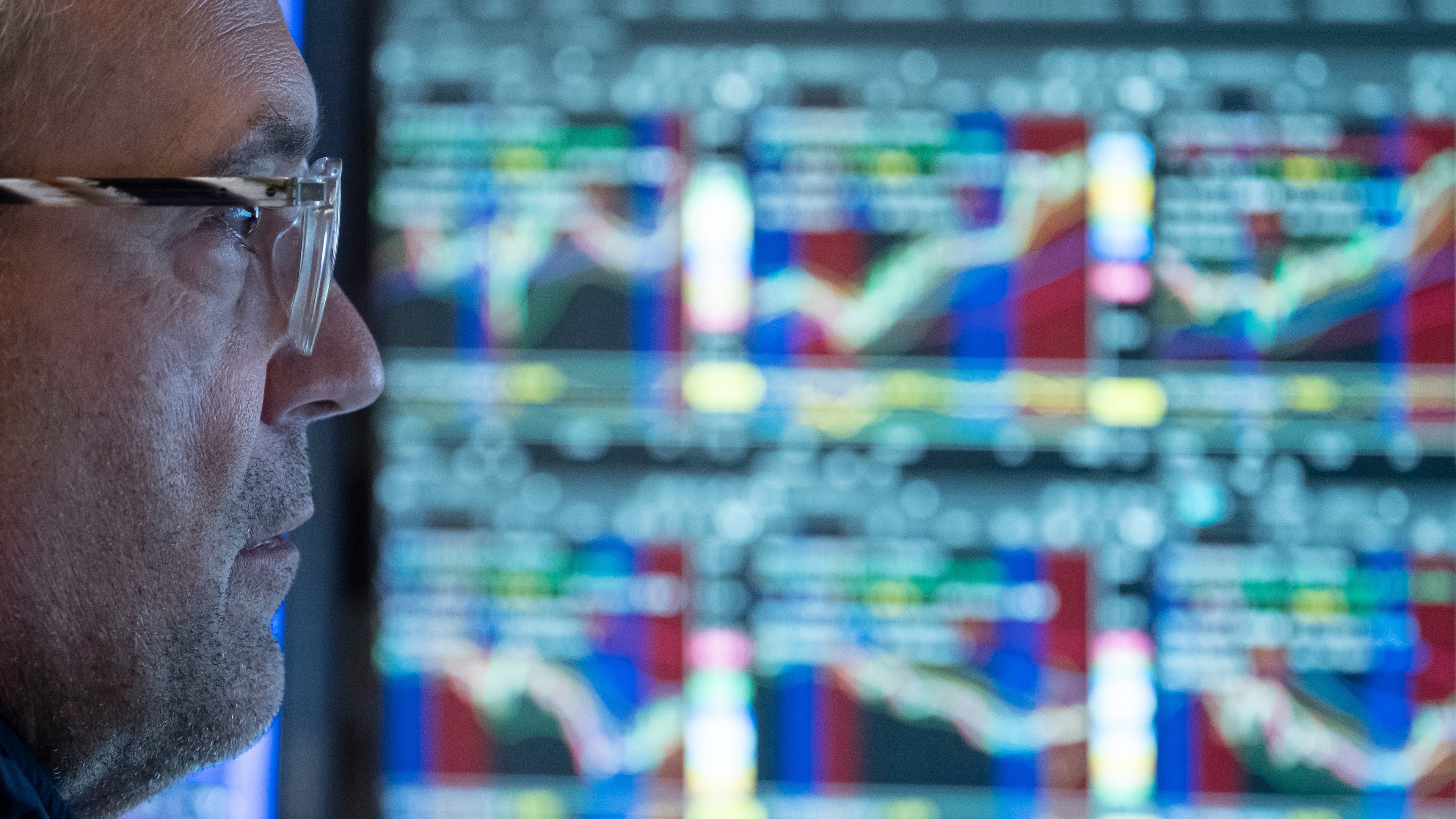 Specialist Anthony Matesic works on the floor of the New York Stock Exchange in New York, Friday, Aug. 21, 2026. (AP Photo/Yuki Iwamura)