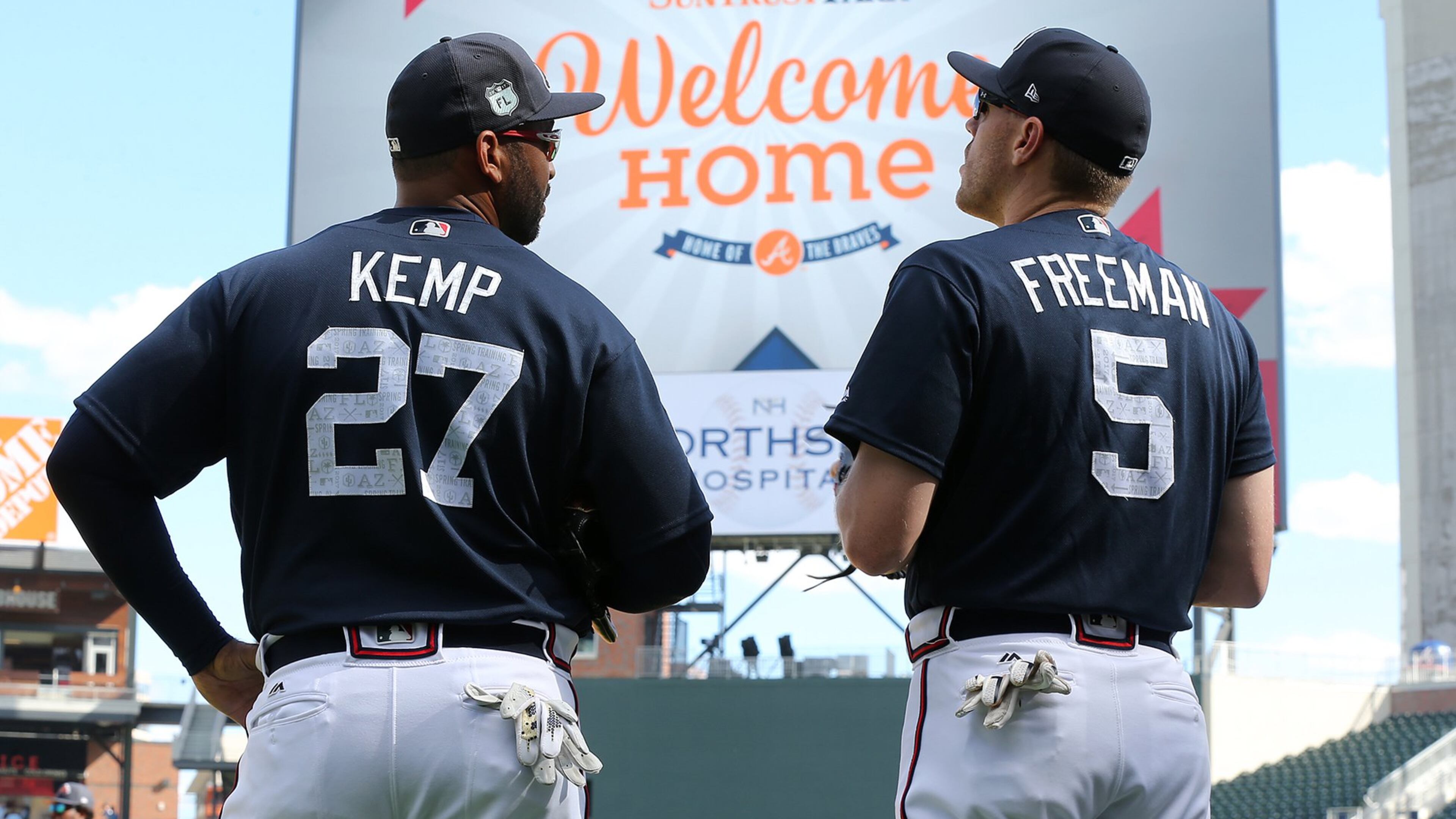 Matt Kemp and Freddie Freeman have been the middle-of-the-order catalysts for a Braves offense that’s surged lately. (Curtis Compton/ccompton@ajc.com)