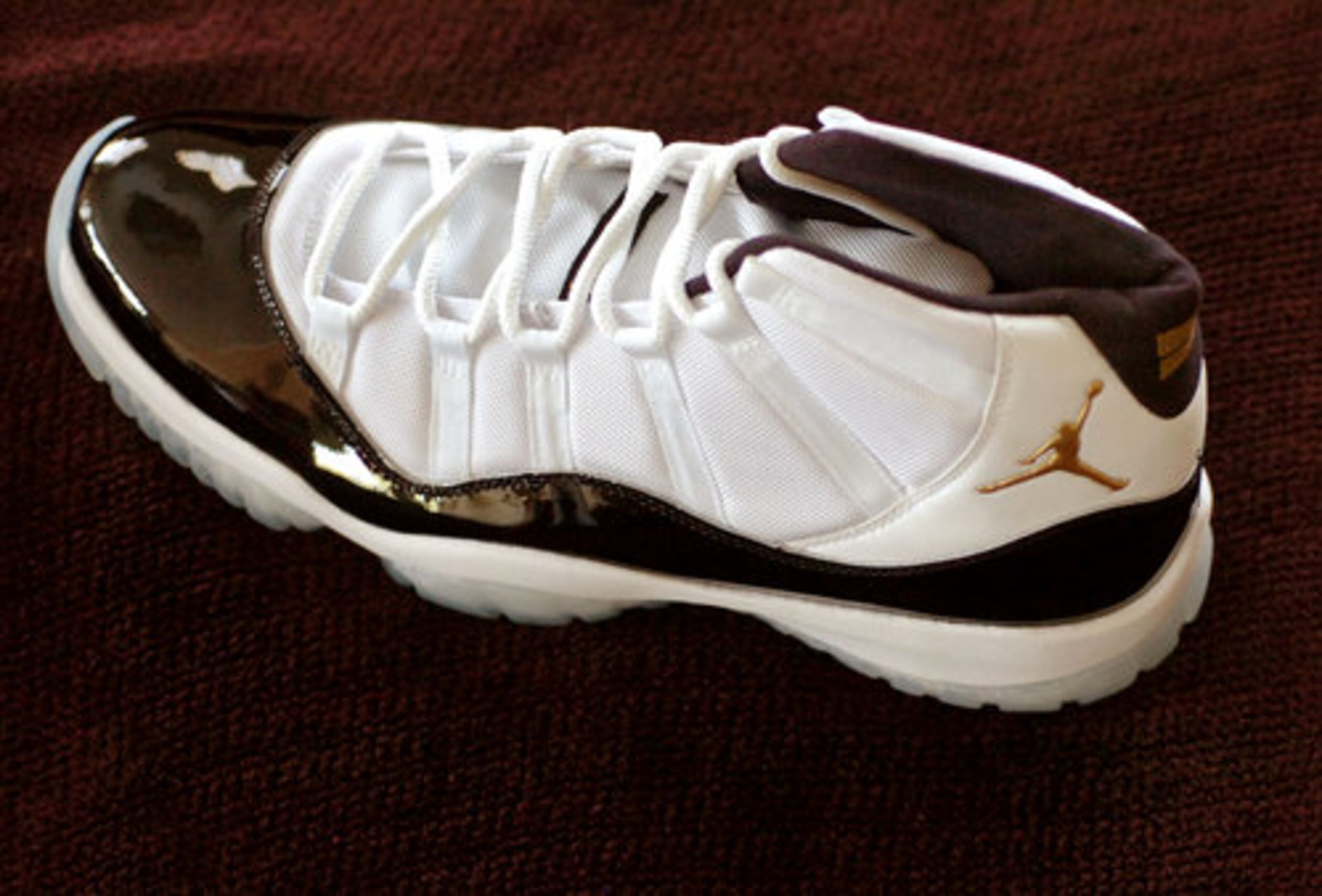 Nike Air Jordan XI stands out in Childress' mind. He says, "It's my favorite shoe of all time."