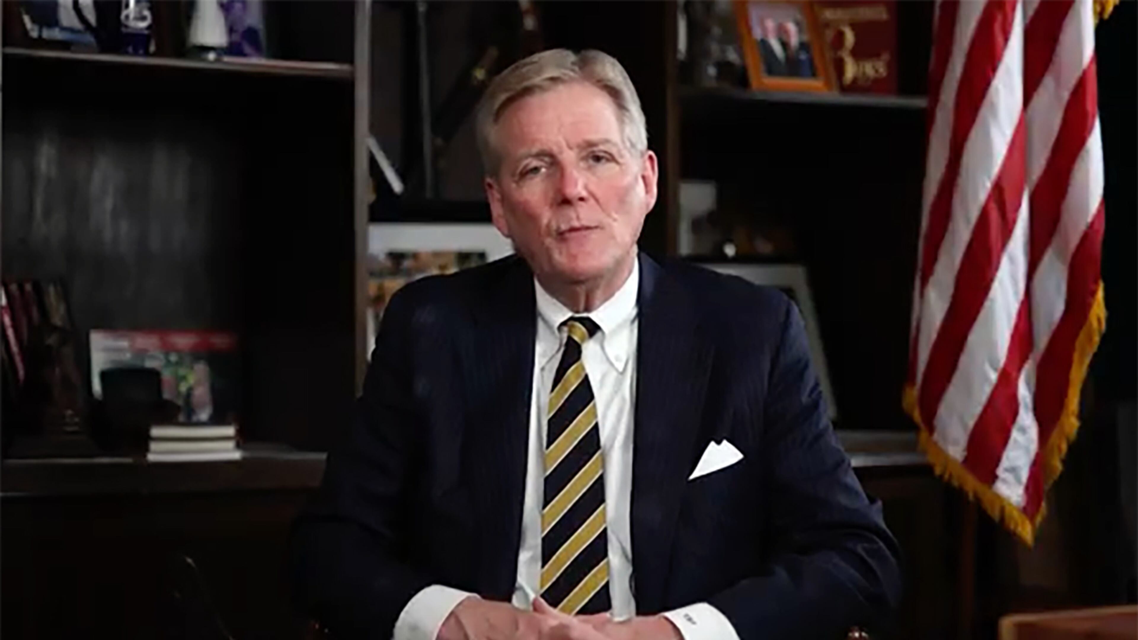 Brant Frost IV, founder of First Liberty Building & Loan. (YouTube screengrab)