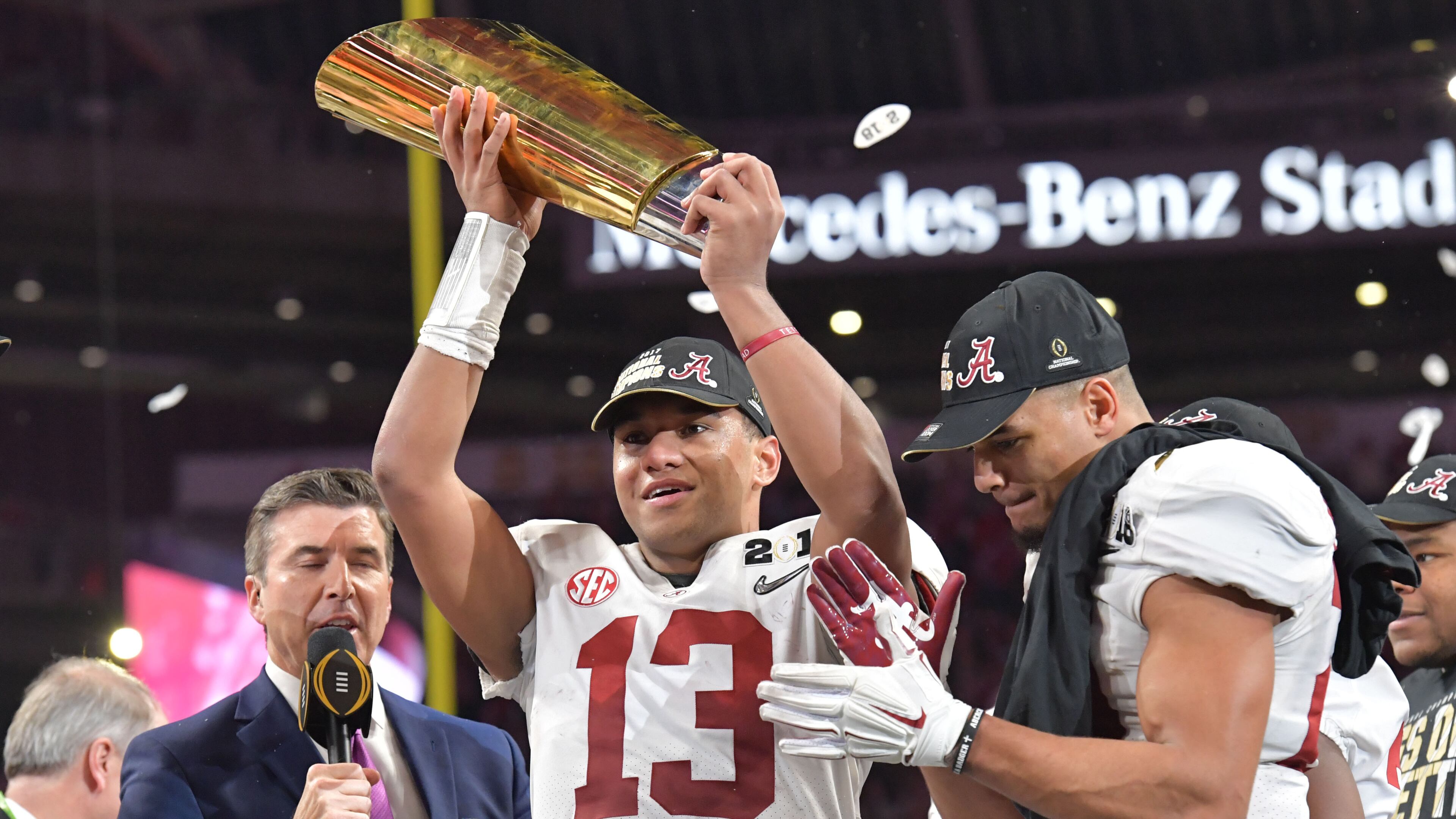 Alabama continued its dominance in Atlanta, winning their first two appearances at Mercedes-Benz Stadium, including the College Football Playoff championship game over Georgia in 2018.