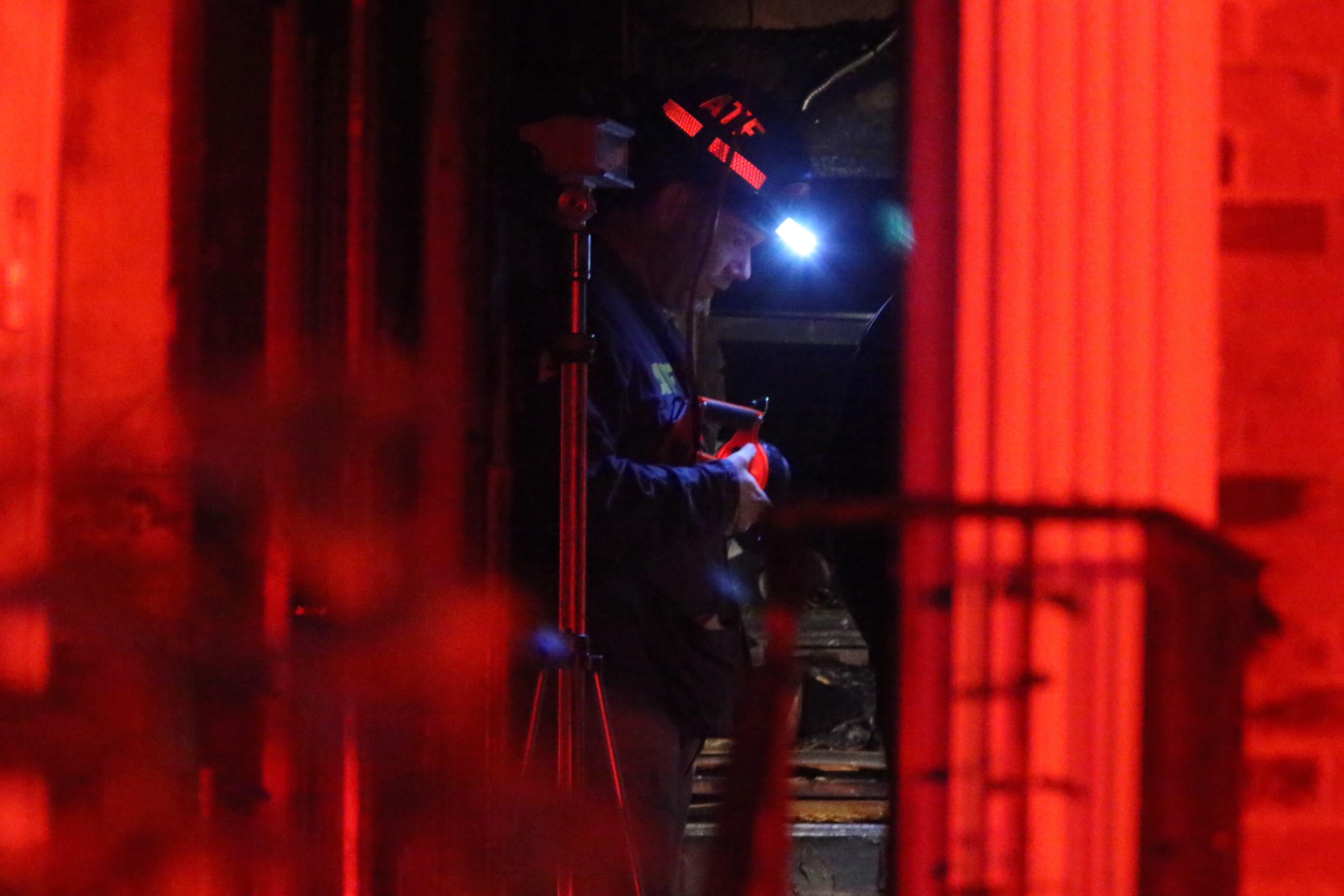 Two people died early Monday after being pulled from a burning home in Sandy Springs. The fire broke out around midnight in a duplex on North River Parkway. | JOHN SPINK/jspink@ajc.om