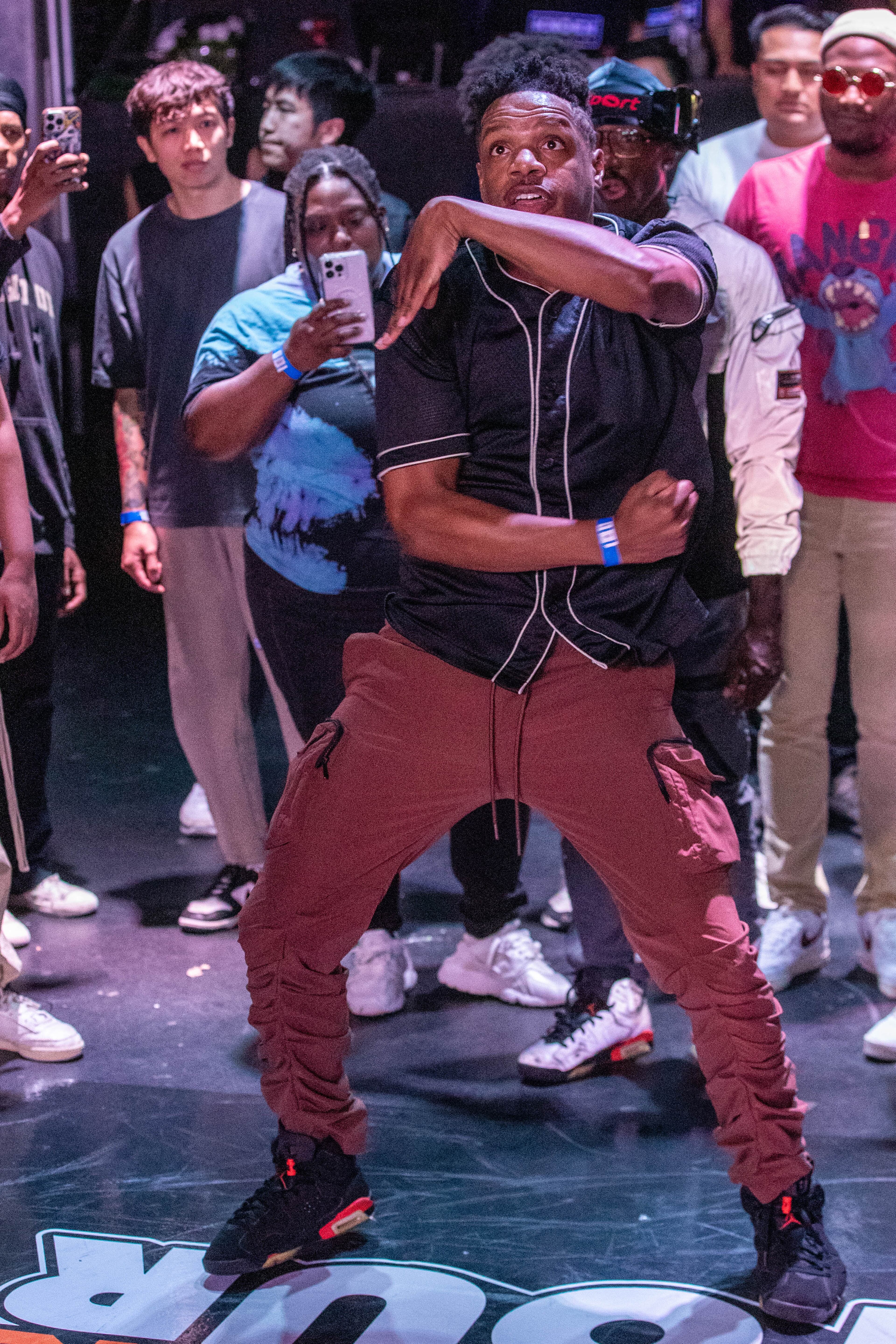 Break dancers gather to compete in the National Break Dancing Competition Deuces Wild in Atlanta on Saturday, August 19, 2023. (Katelyn Myrick/katelyn.myrick@ajc.com)
