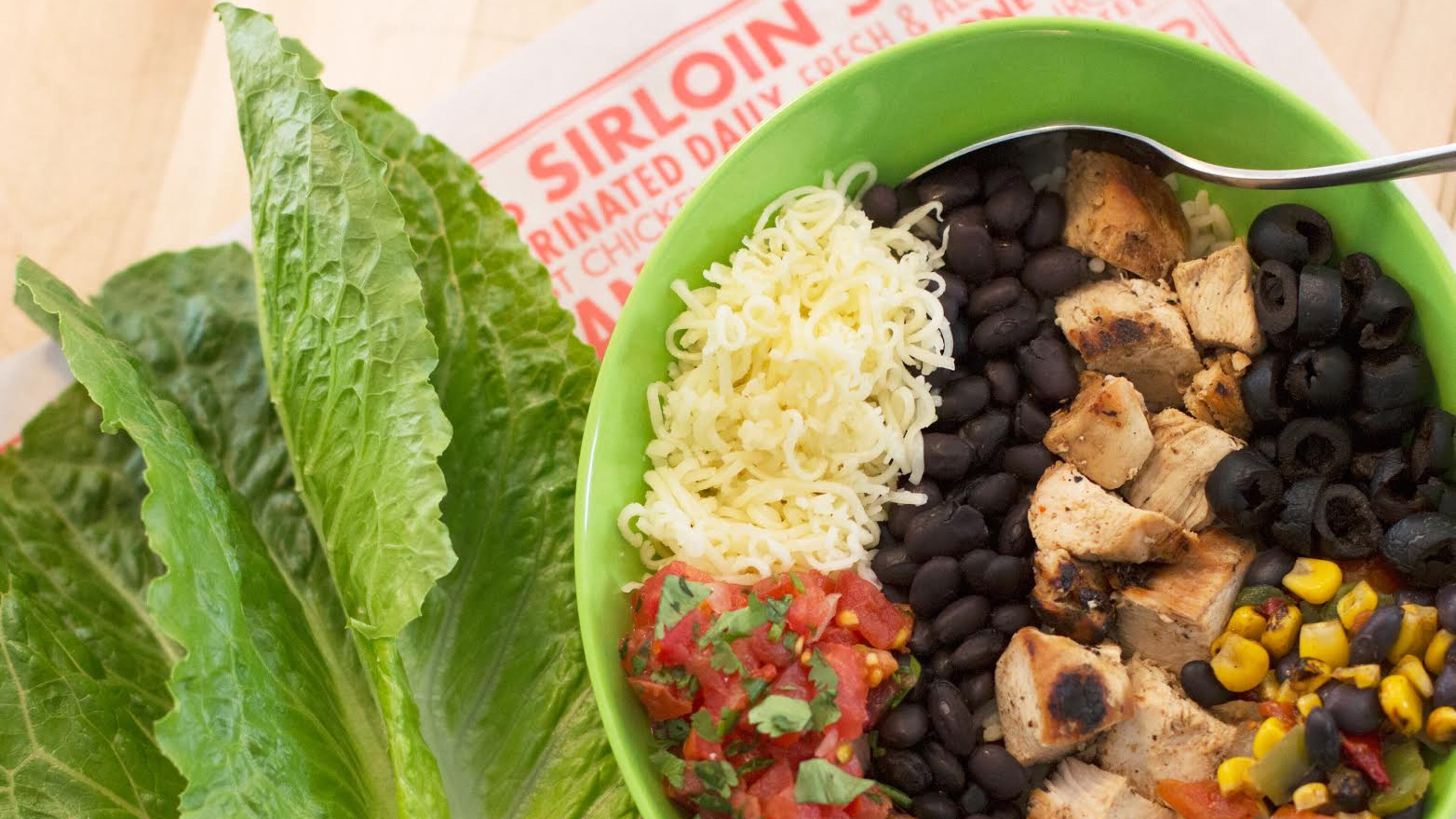 Lettuce wraps from Barberitos.