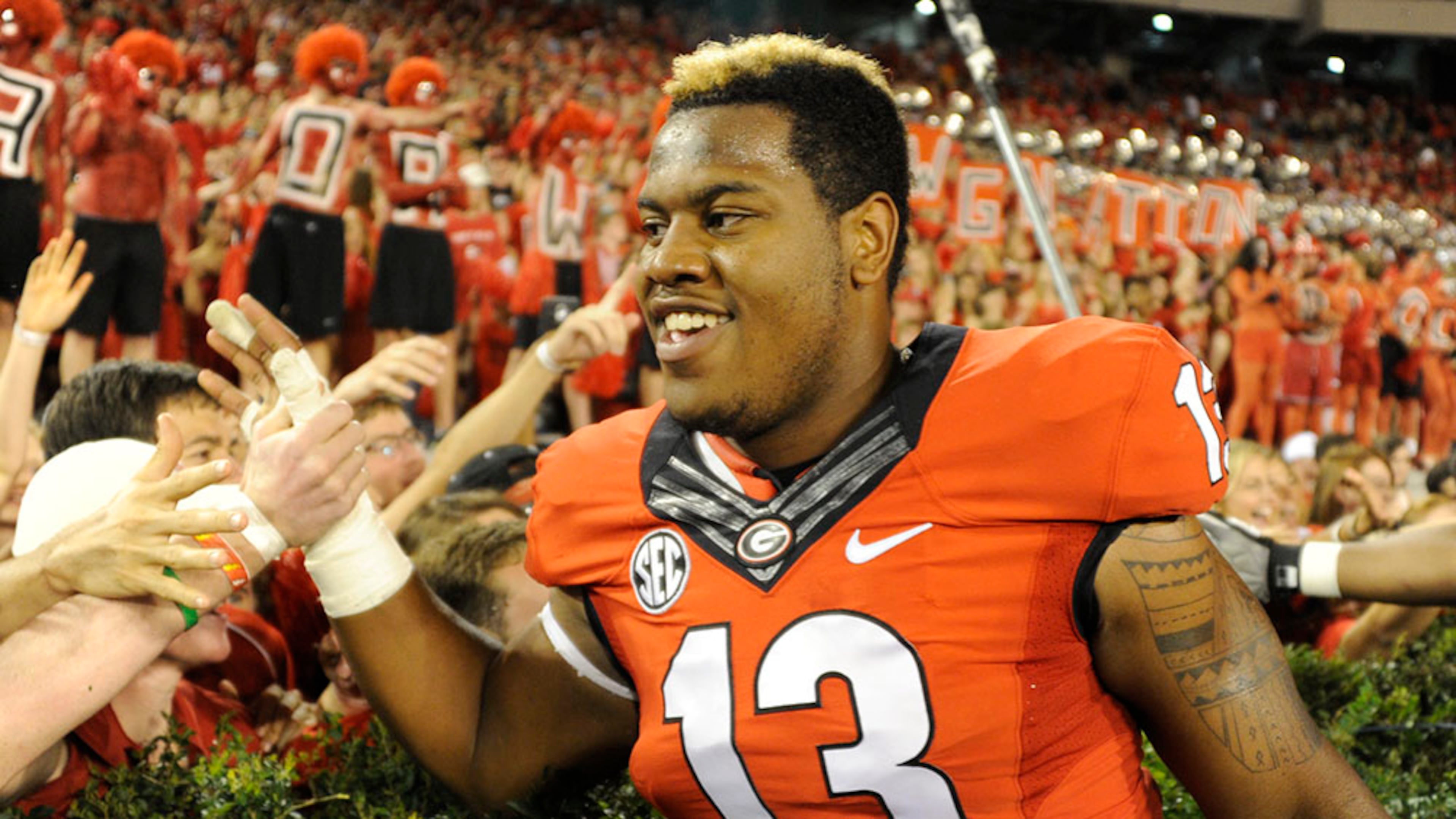 Jonathan Ledbetter, from Tucker, has been expected to contend for a starting spot on the defensive line.