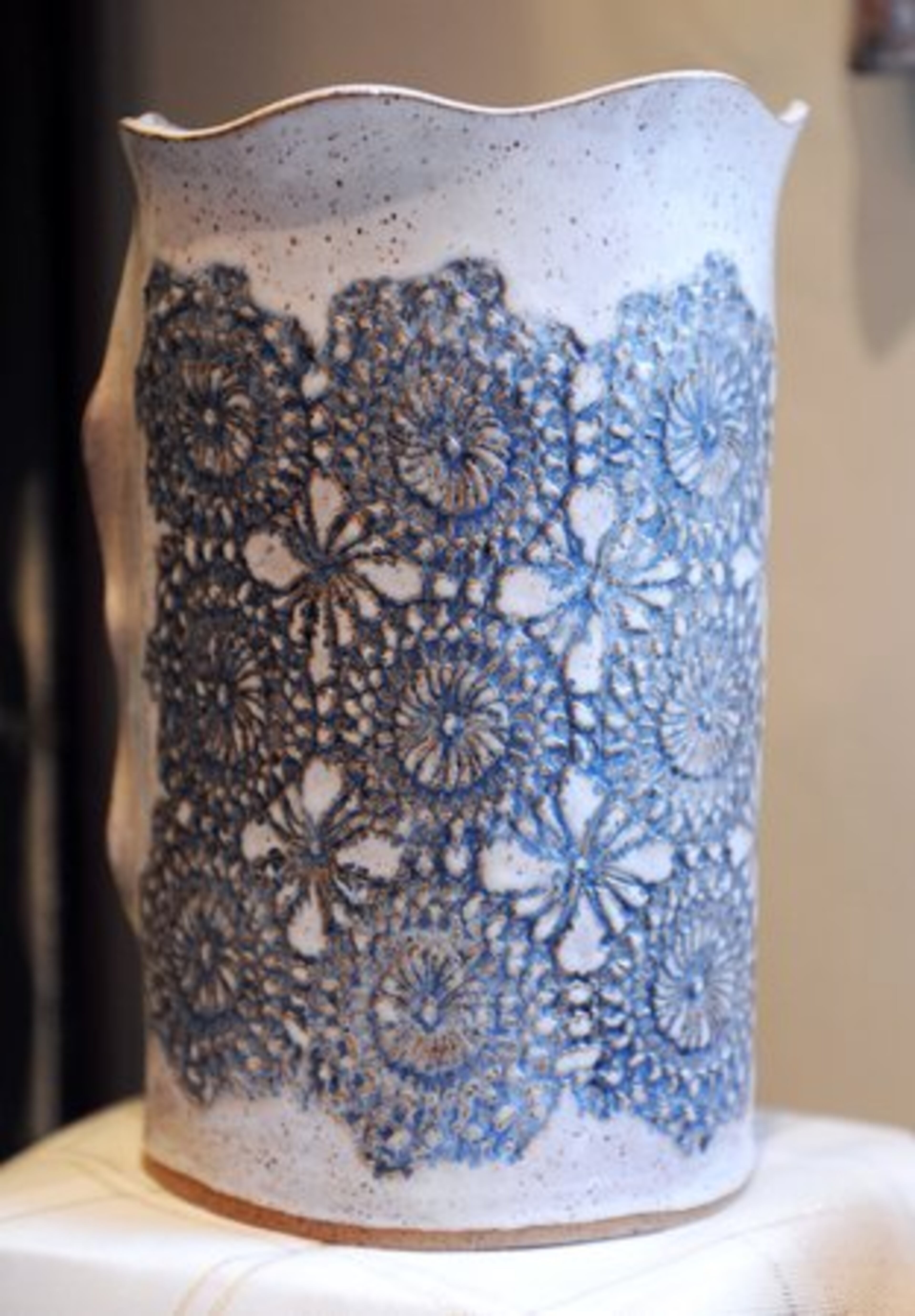 A vase, $49, by artist Anne Bray at the Holiday Artists Market at the Spruill Center for the Arts in Dunwoody.