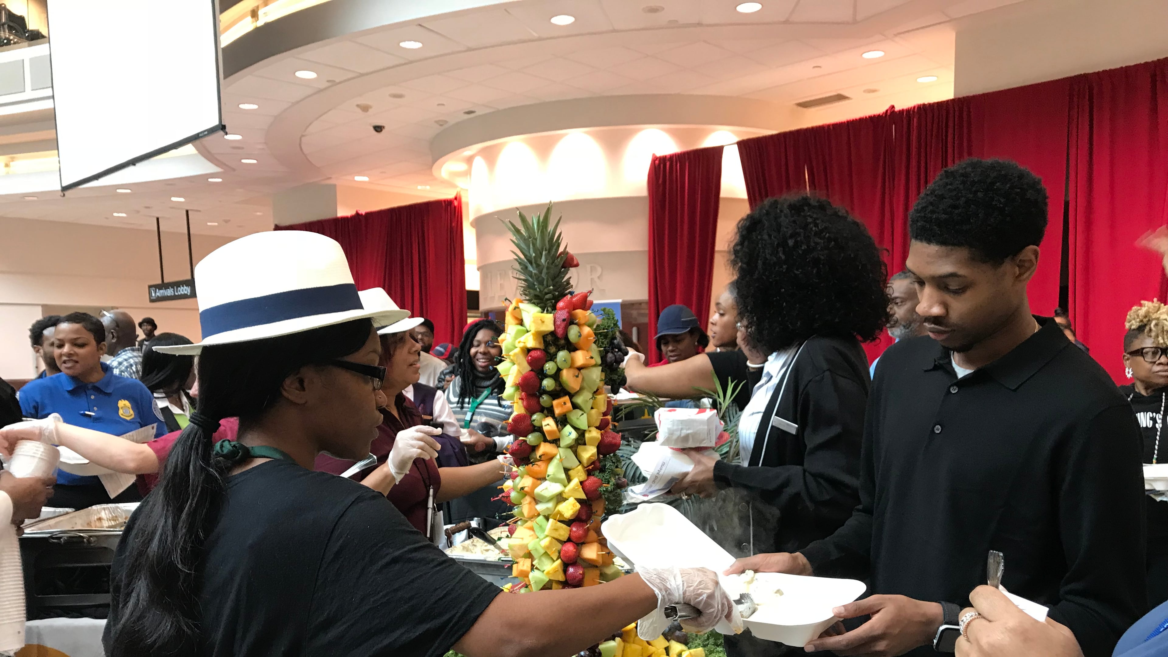 The Atlanta airport hosted the Taste of Hartsfield-Jackson in its domestic terminal atrium on Nov. 8, 2018.