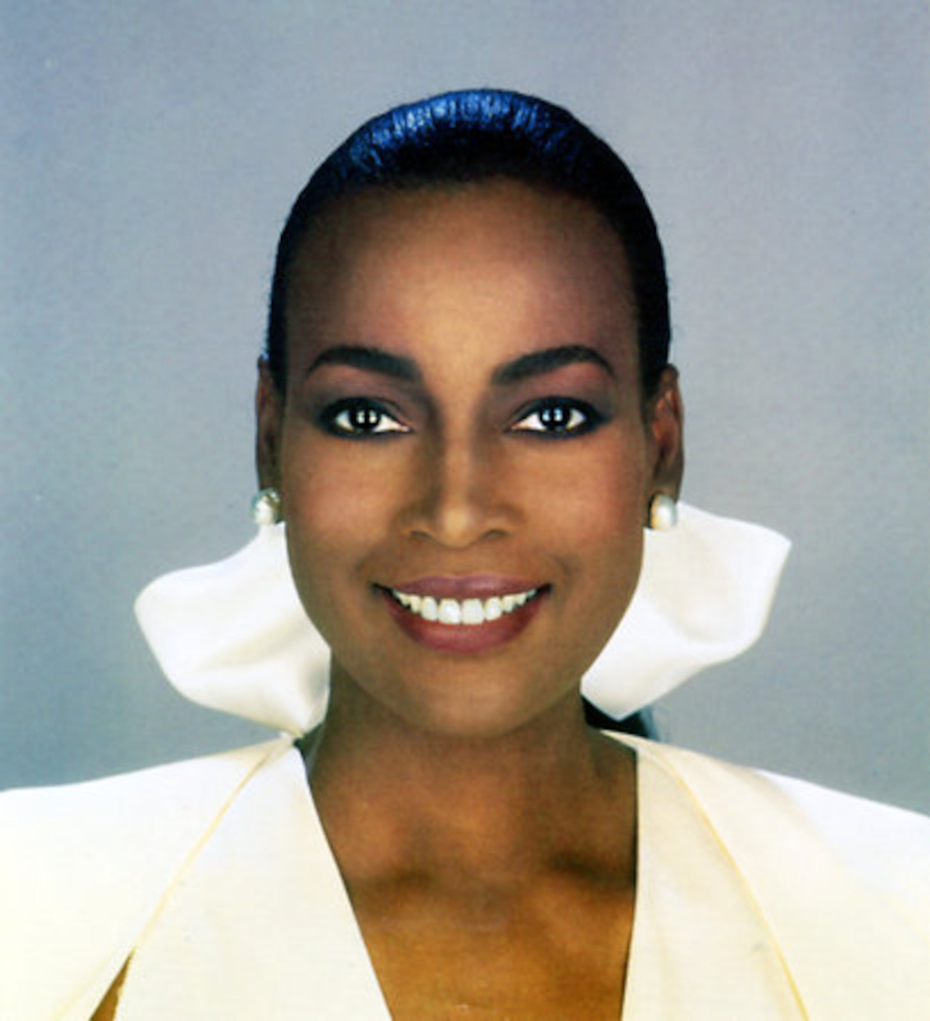 THIS PHOTO is still used today on Sims' Web site and in promotion of her products.