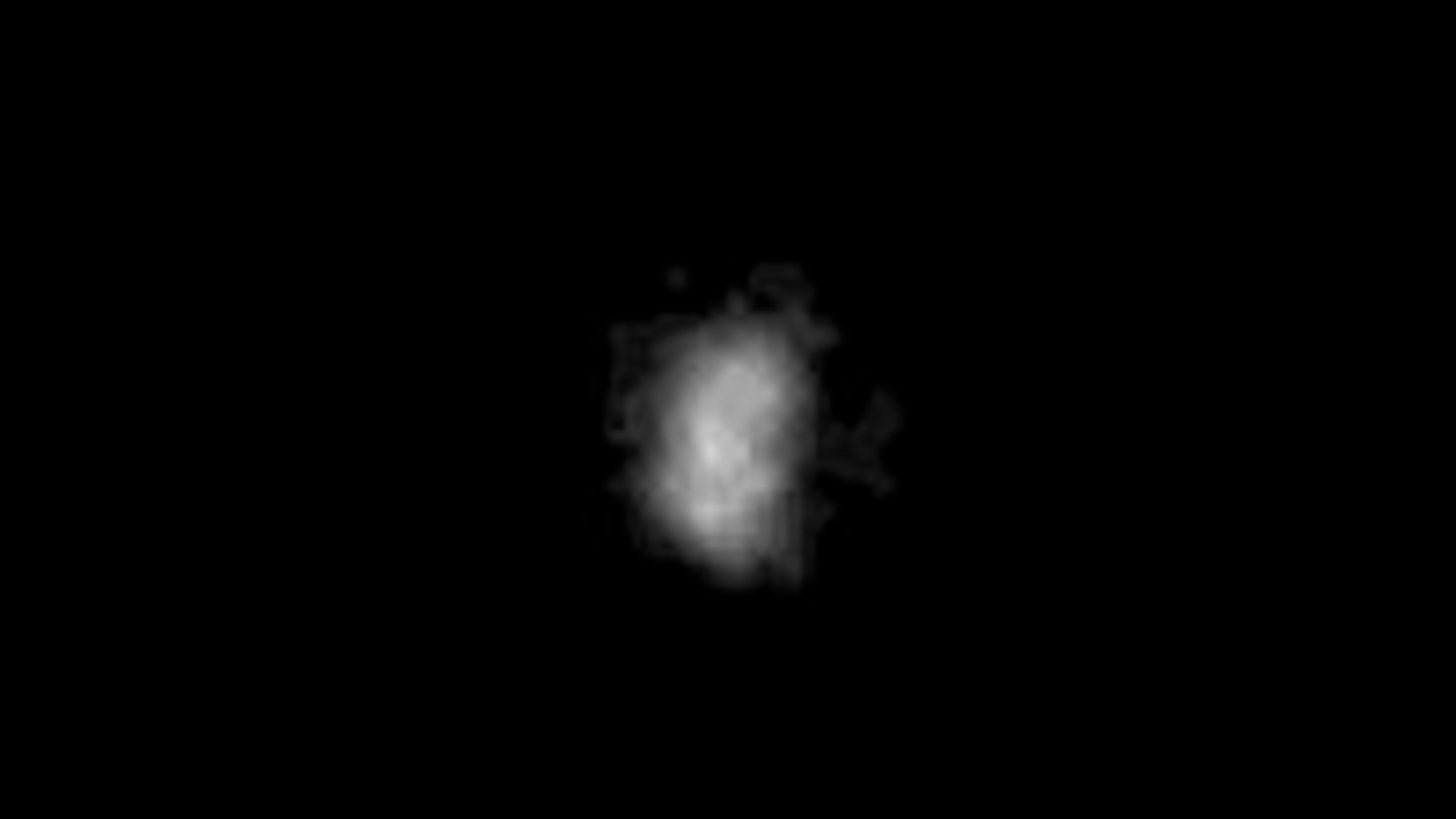 This image released by NASA shows the Voyager view of Nereid, a satellite of Neptune, obtained on Aug. 24, 1989. (NASA via AP)