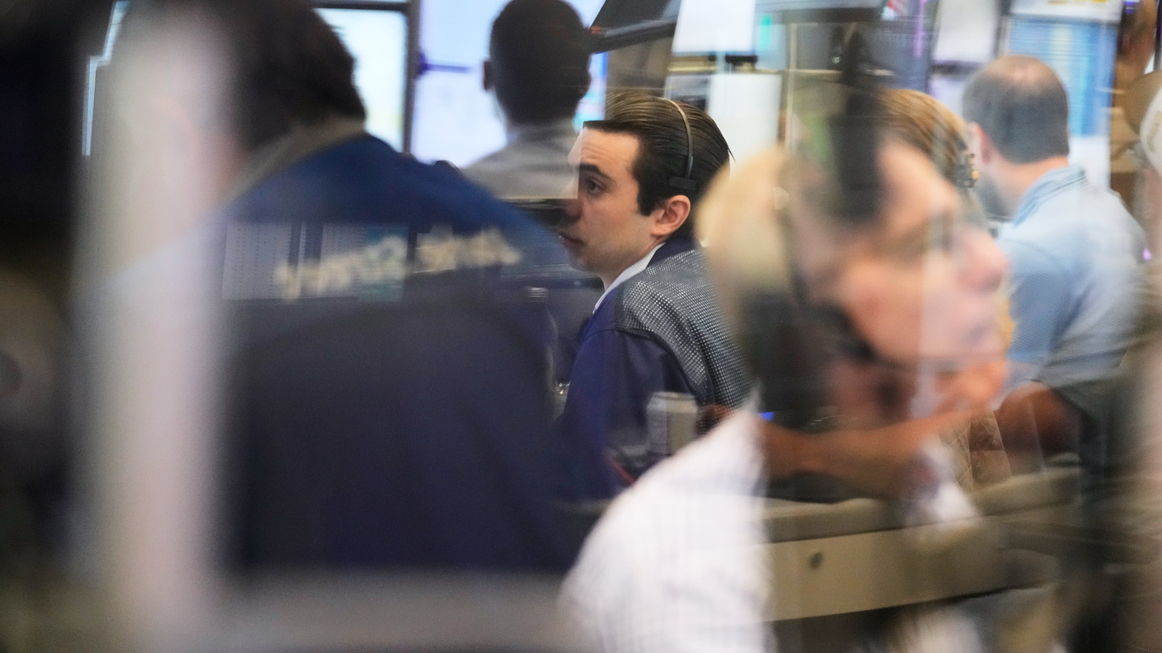 Traders work on the floor at the New York Stock Exchange in New York, Monday, Sept. 14, 2026. (AP Photo/Seth Wenig)