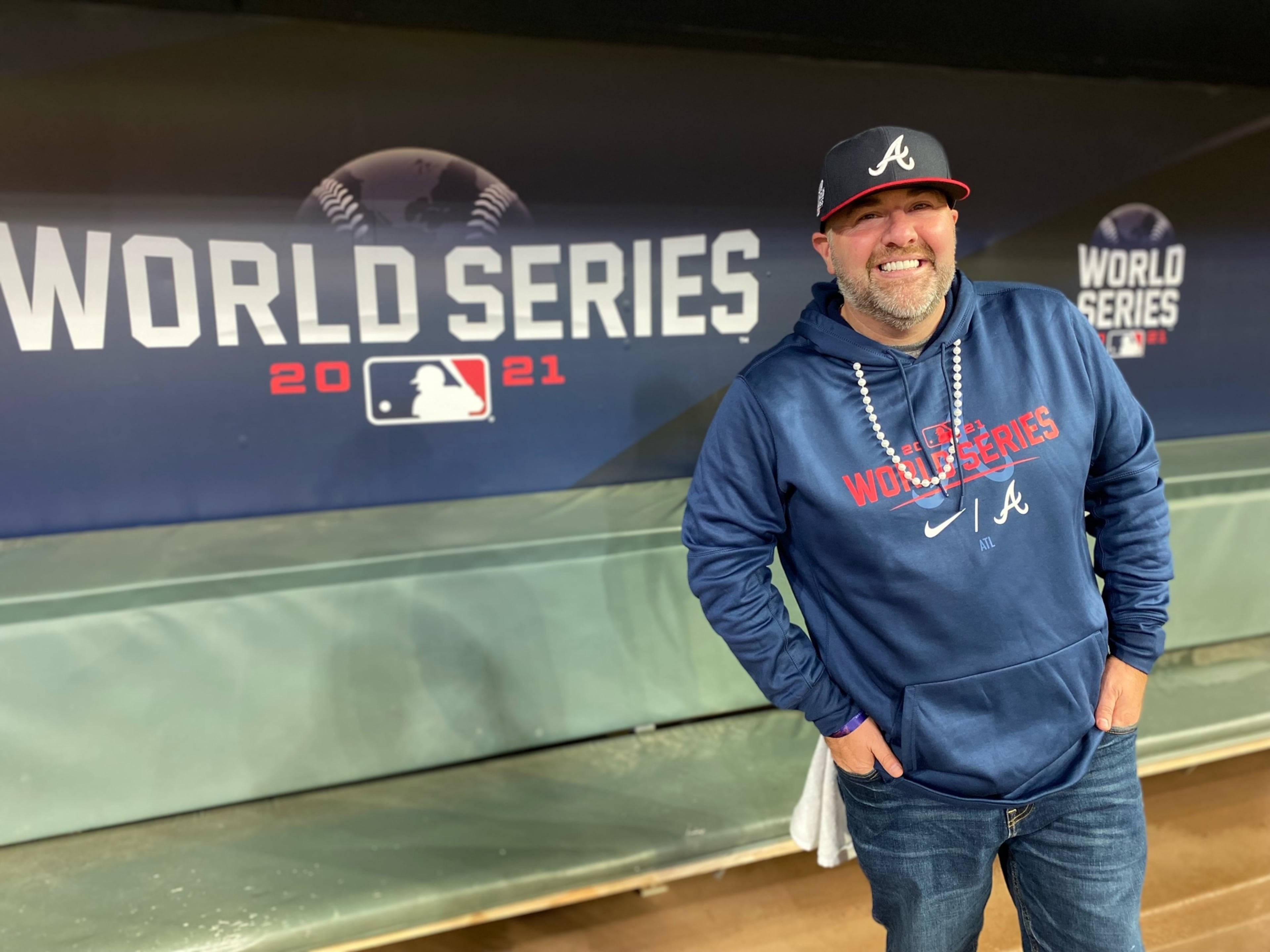 Mark Owens, after 16 seasons with the Braves, is stepping down as their on-field announcer this year. (Special/Mark Owens)