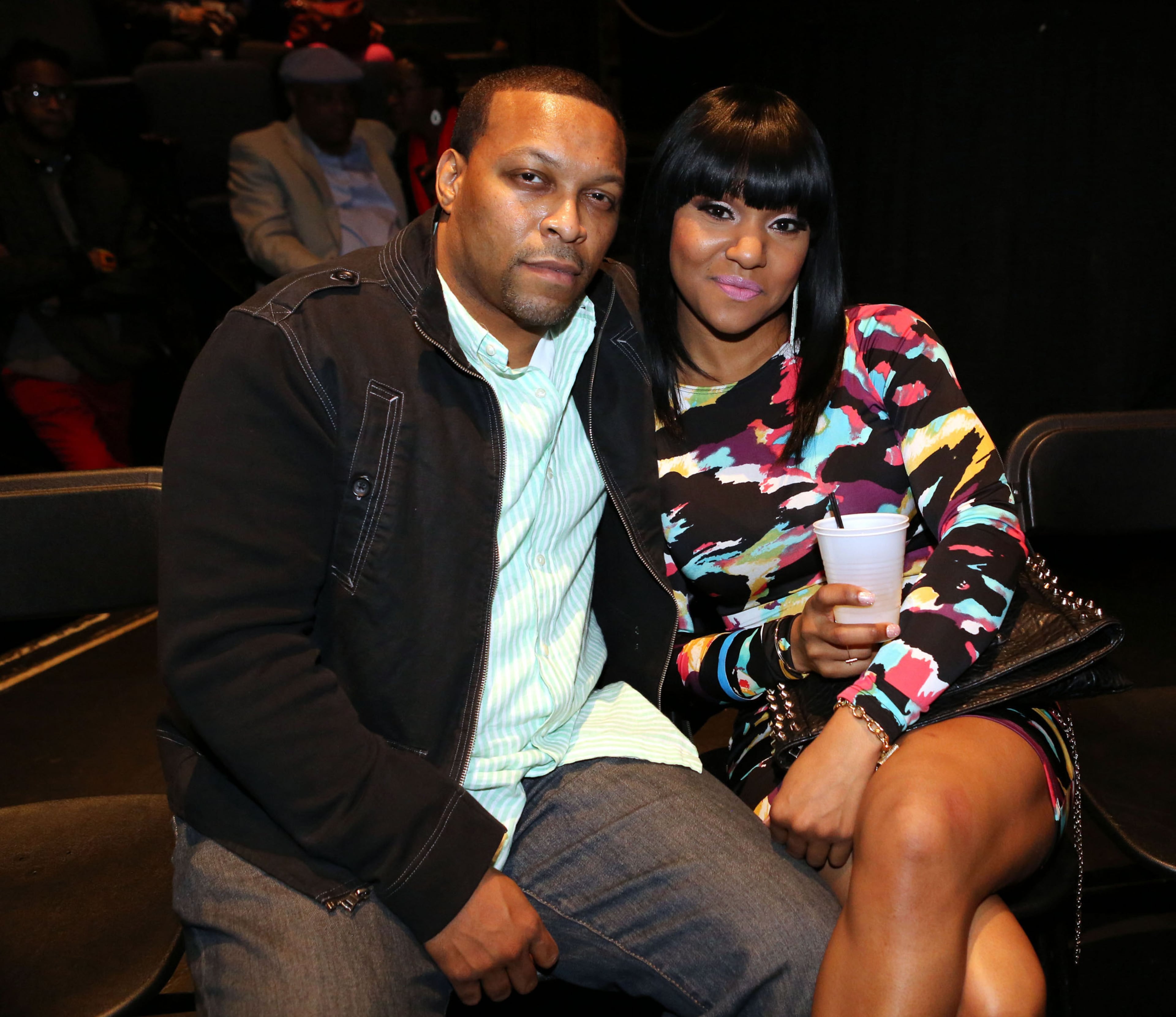 Jamar Davis and Quan Williams trekked in from Lawrenceville Thursday, March 13, 2014 to see Mint Condition at Center Stage in Atlanta.