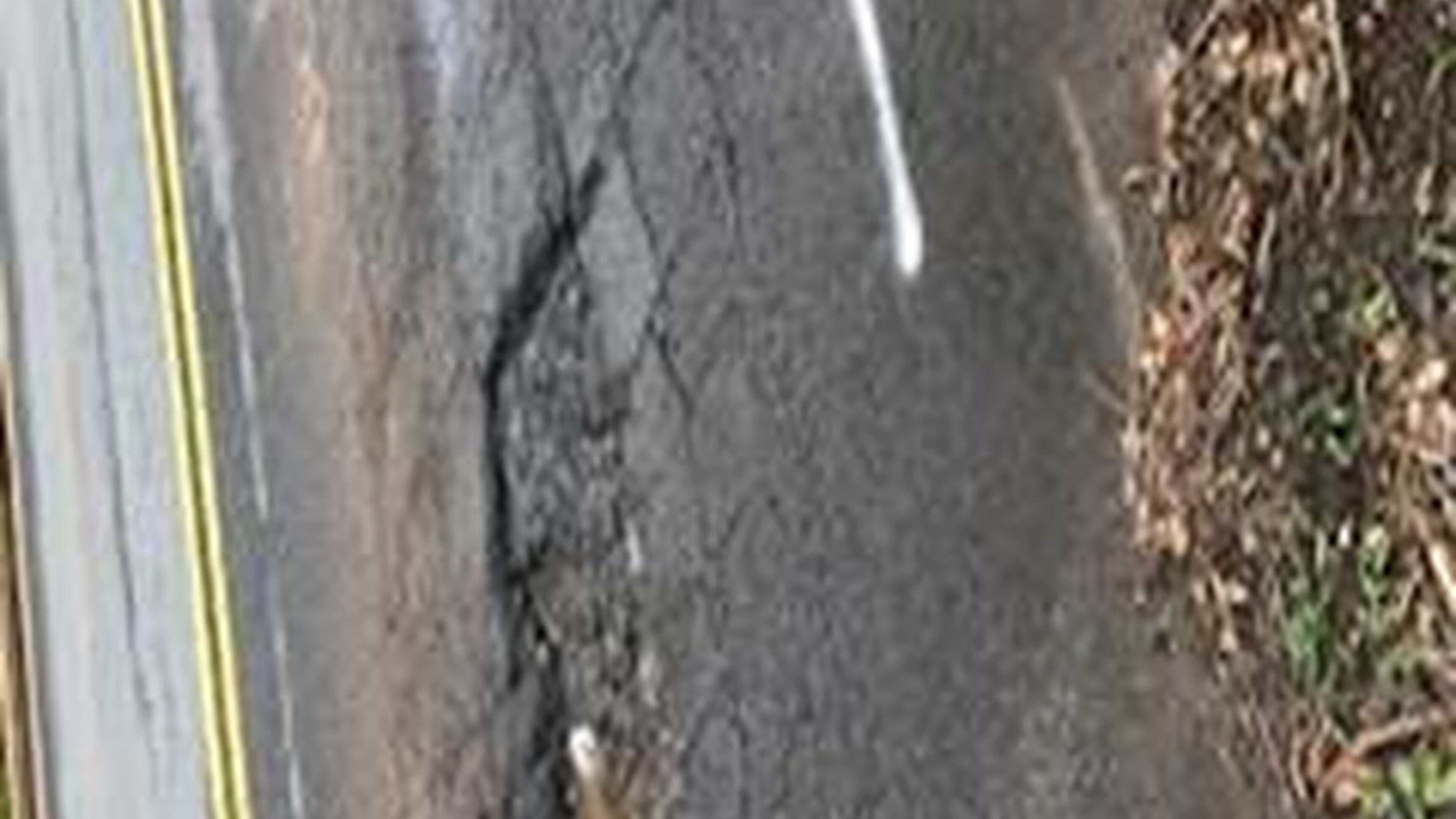 Walter Miller would love to see this pothole fixed soon. Photo/Walter Miller.