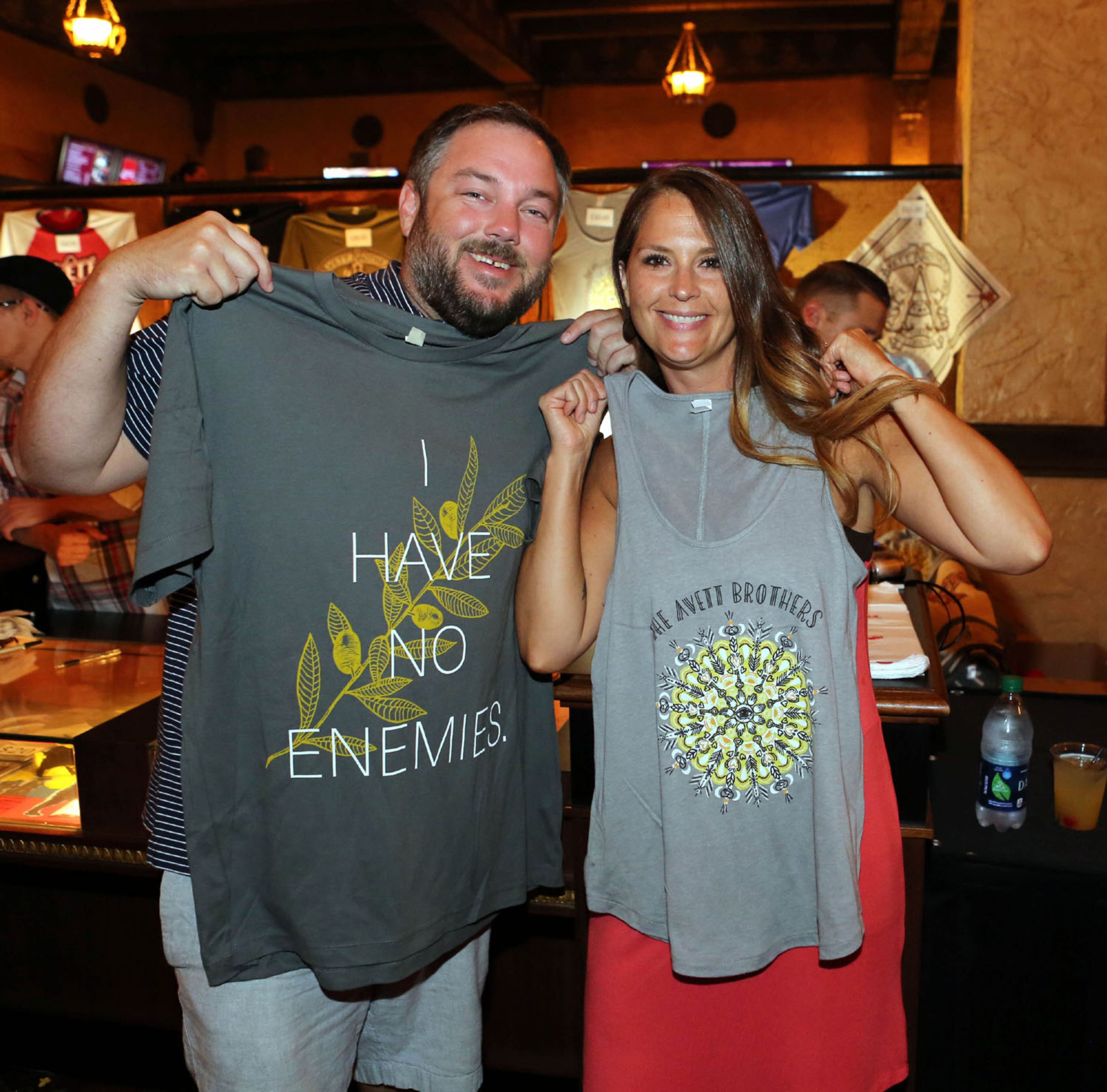 #24 of #24. PLEASE KEEP IN SEQUENTIAL ORDER FOR THE CONTINUITY OF THE GALLERY. -- Steven and Amy Linebaugh drove in from Dacula for the concert.Indie folk rockers The Avett Brothers played the first of three nights at the Fox Theatre on Thursday, June 8, 2017, on their True Sadness Tour.Robb Cohen Photography & Video /RobbsPhotos.com