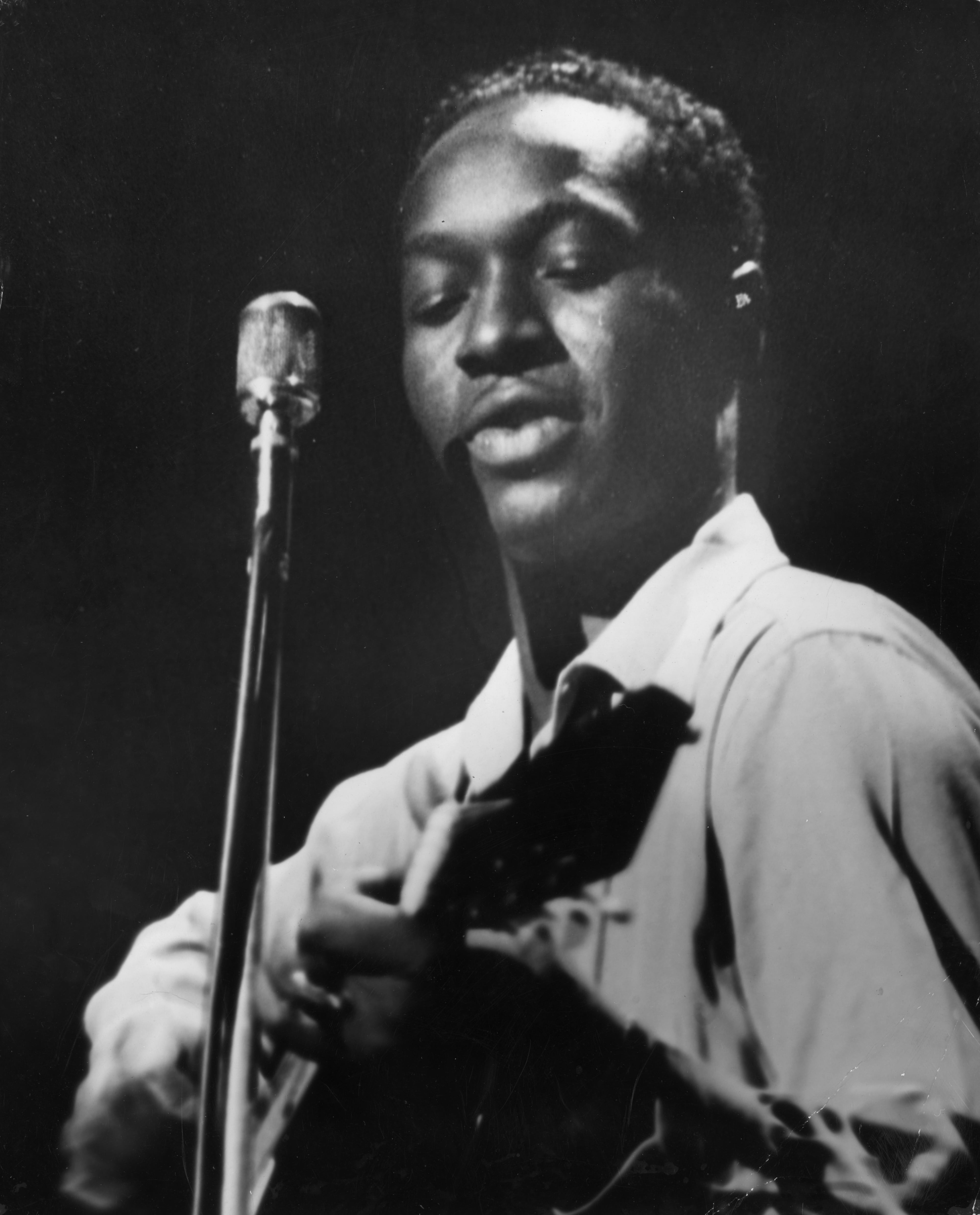 American blues and folk singer Josh White (1915 - 1969), shown in this 1956 photo, performed at the March on Washington in 1963. (Photo by Skippy Adelman/Hulton Archive/Getty Images)