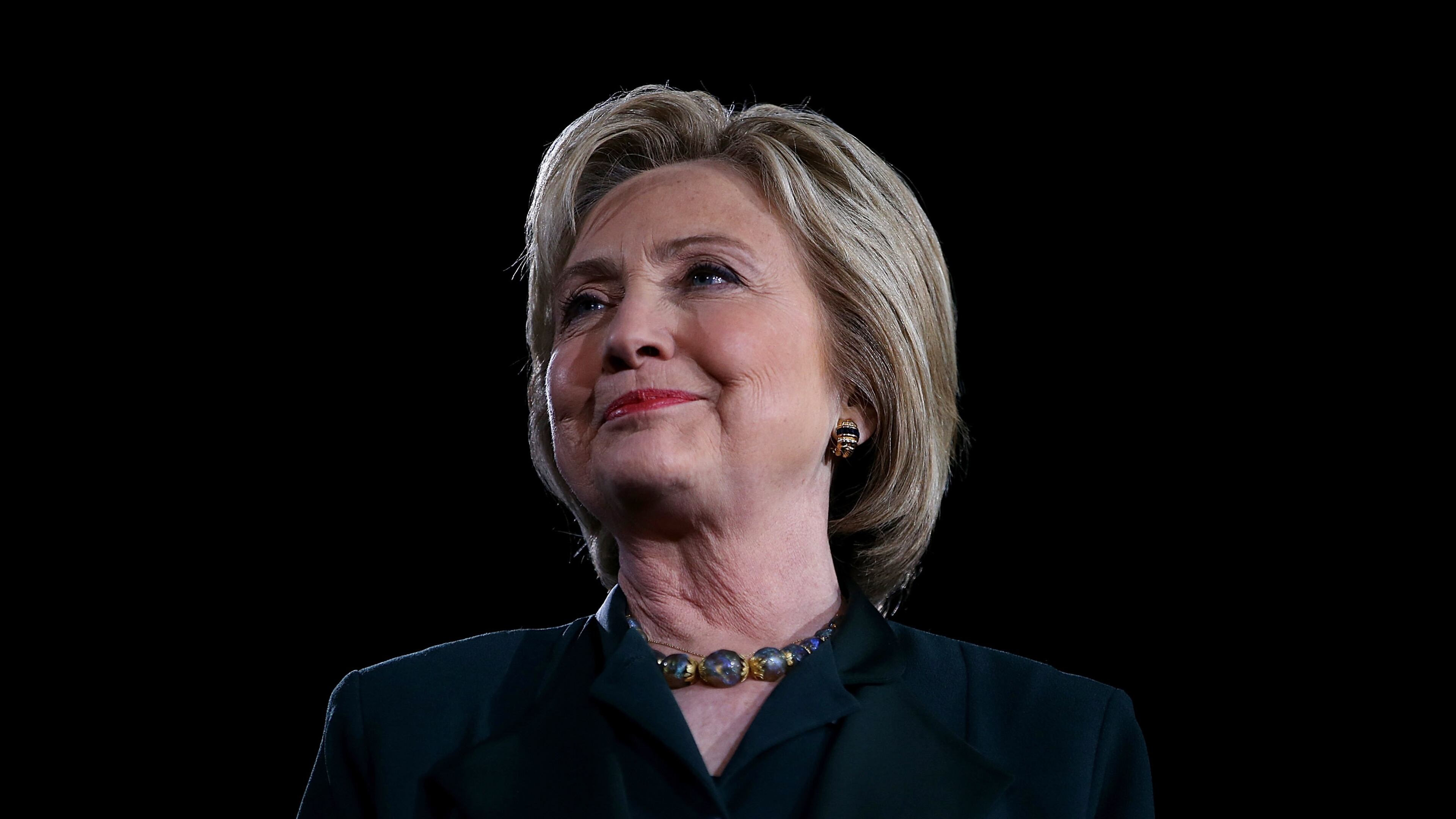LAS VEGAS, NV - FEBRUARY 19: Democratic presidential candidate former Secretary of State Hillary Clinton looks on during a "Get Out The Caucus" at the Clark County Government Center on February 19, 2016 in Las Vegas, Nevada. With one day to go before the Democratic caucuses in Nevada, Hillary Clinton is campaigning in Las Vegas. (Photo by Justin Sullivan/Getty Images)