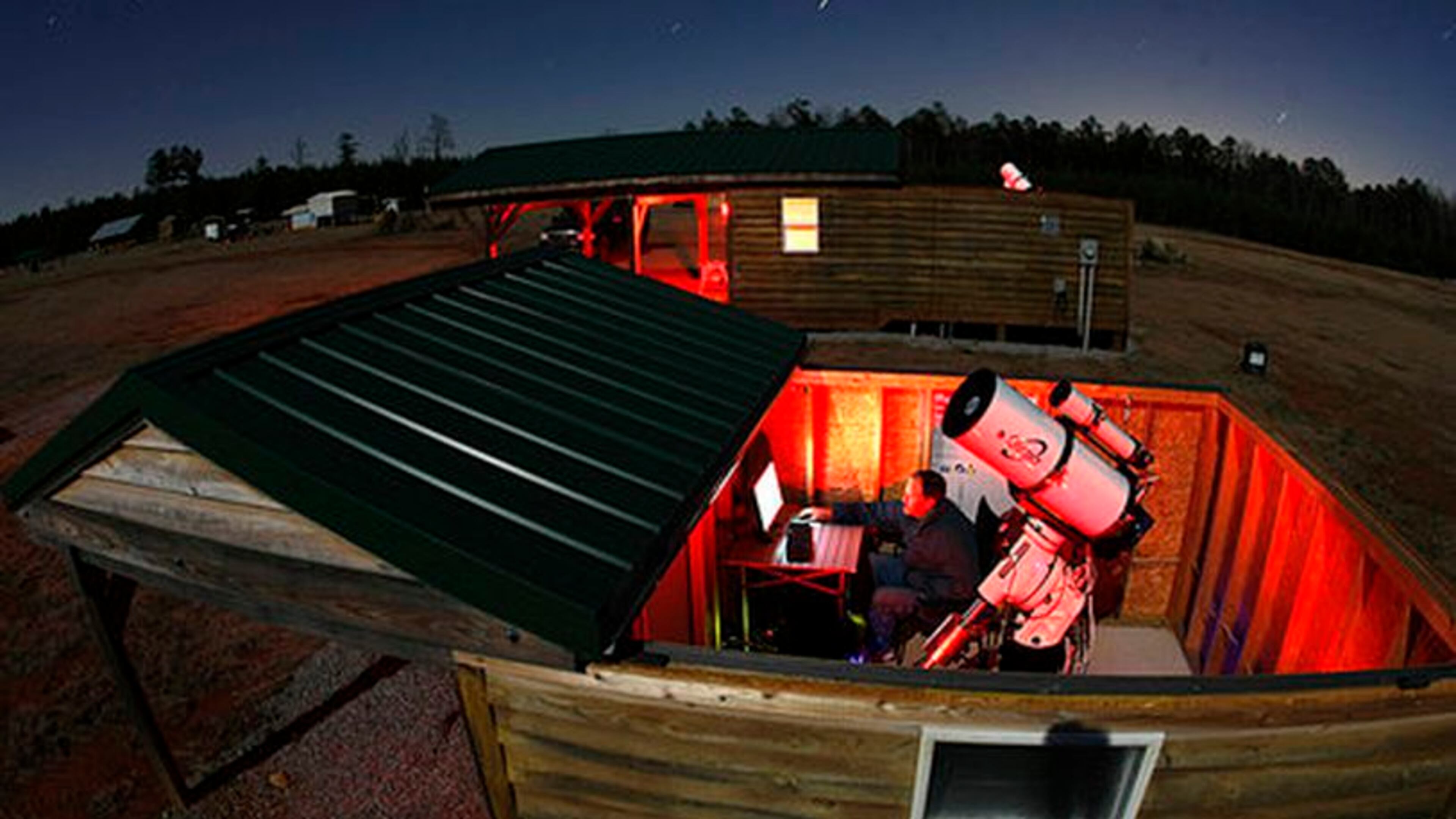 Deerlick astronomy village in Sharon is the site of the Atlanta Astronomy Club's annual Peach State Star Gaze. (Credit: Curtis Compton)