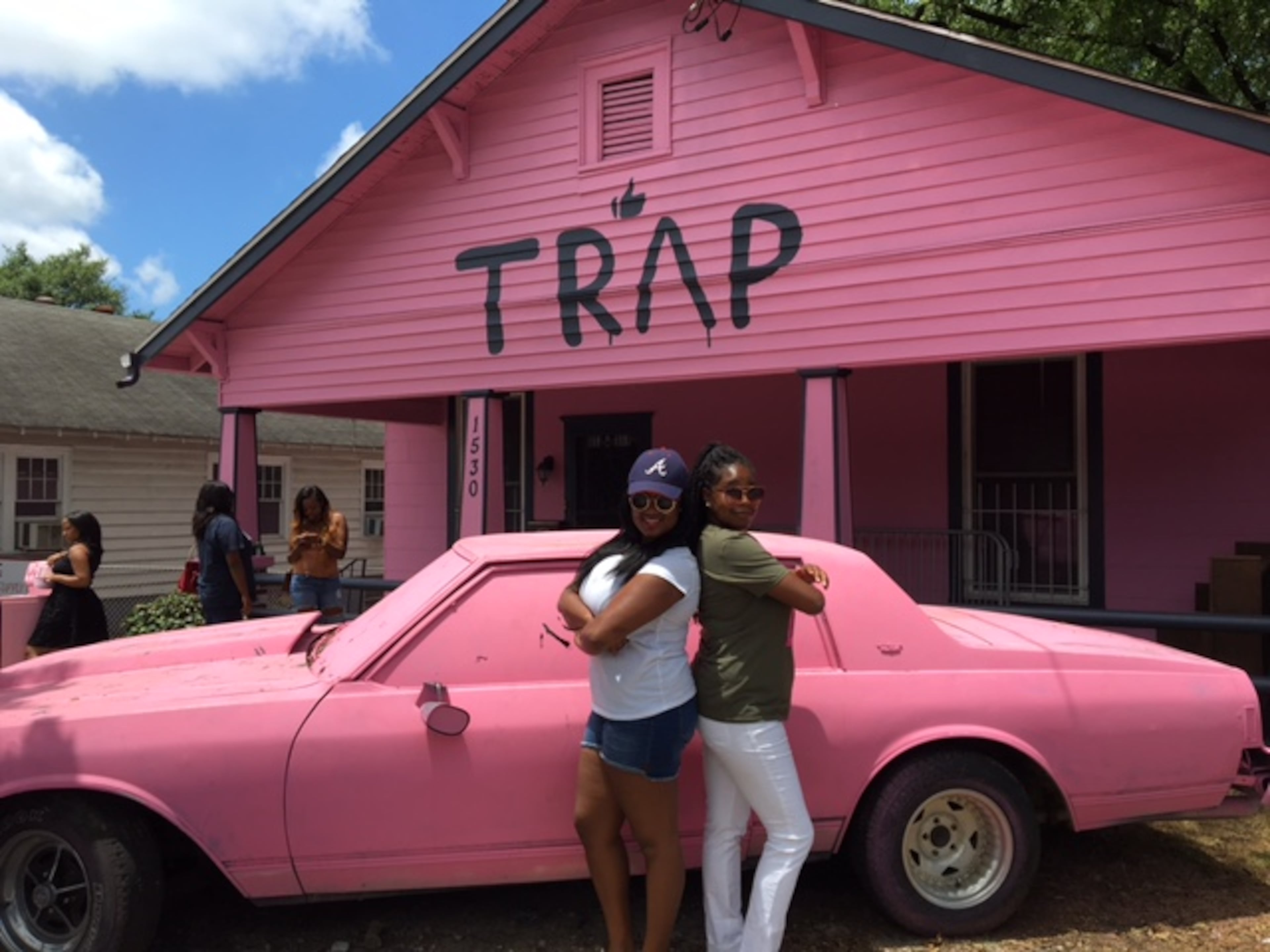 Atlanta's newest landmark, dubbed the Pink Trap House, has caught the attention of people all over the city, thanks to rapper 2 Chainz.