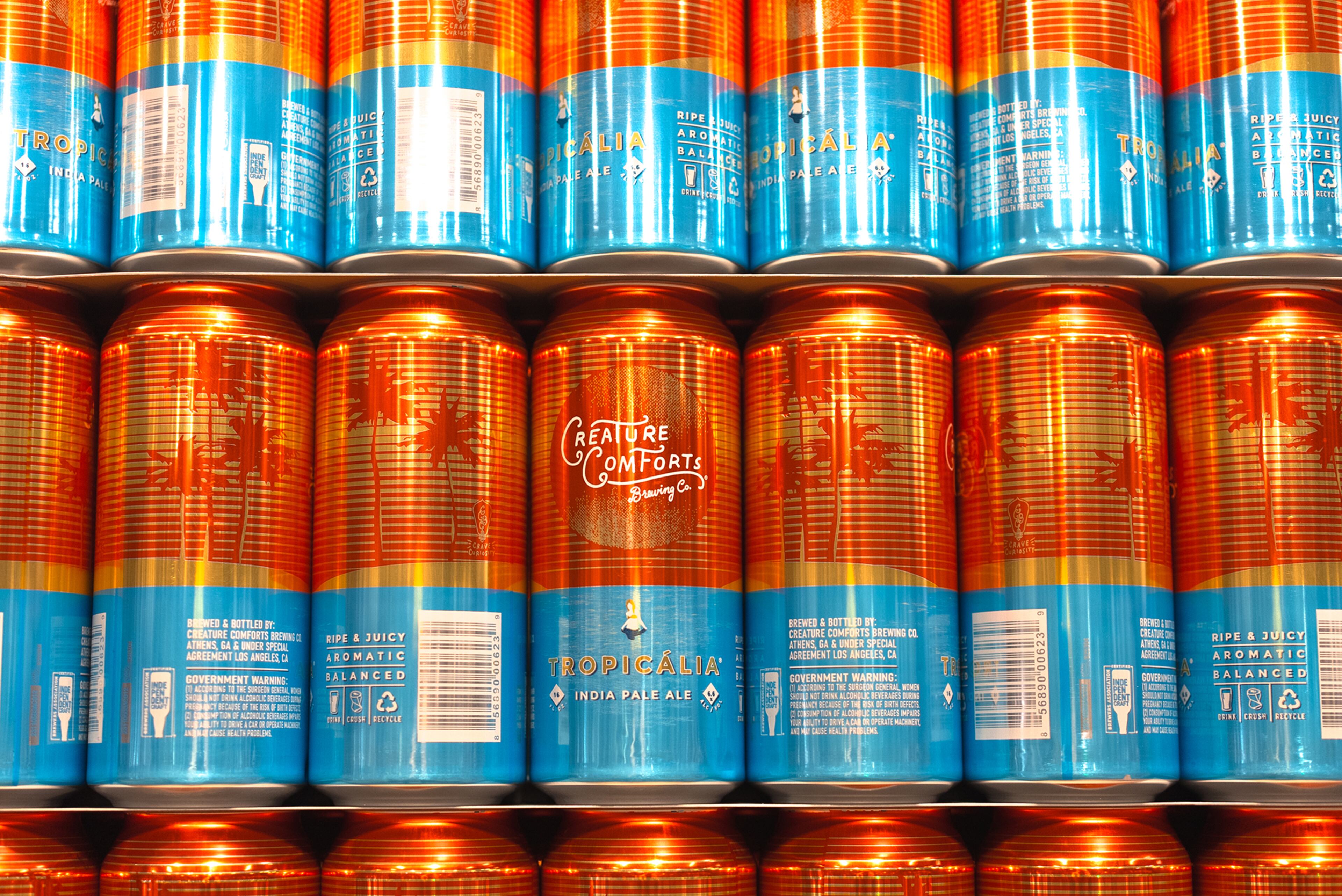 Creature Comforts' flagship beer is the popular Tropicália IPA, which the character Thor favored in the 2019 film “Avengers: Endgame.” Courtesy of Creature Comforts Brewing