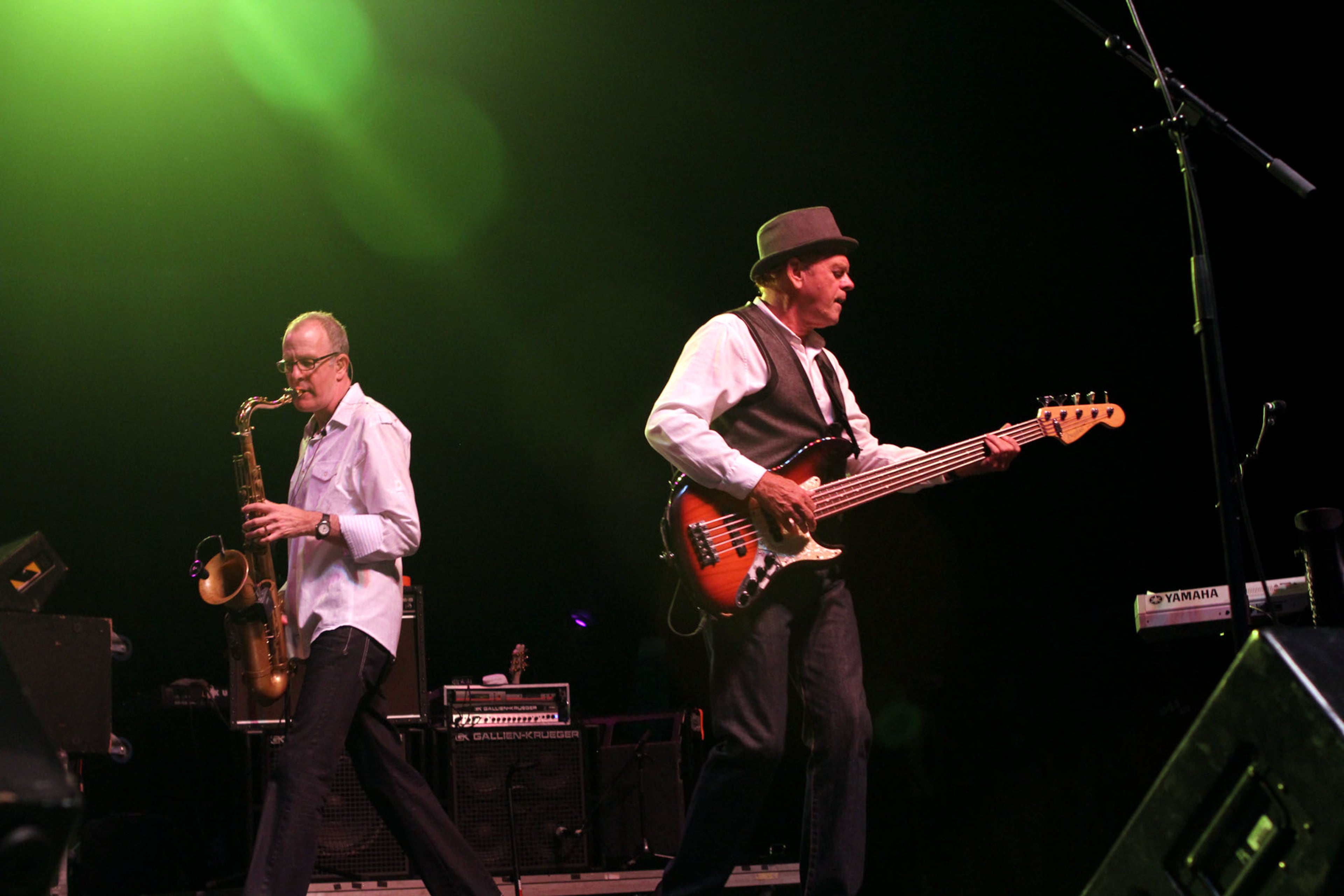 The Average White Band started off with some of their mellower hits, "Queen of My Soul" and "Got the Love," at the 2013 Flashback Festival at Aaron's Amphitheatre at Lakewood in Atlanta on Saturday.