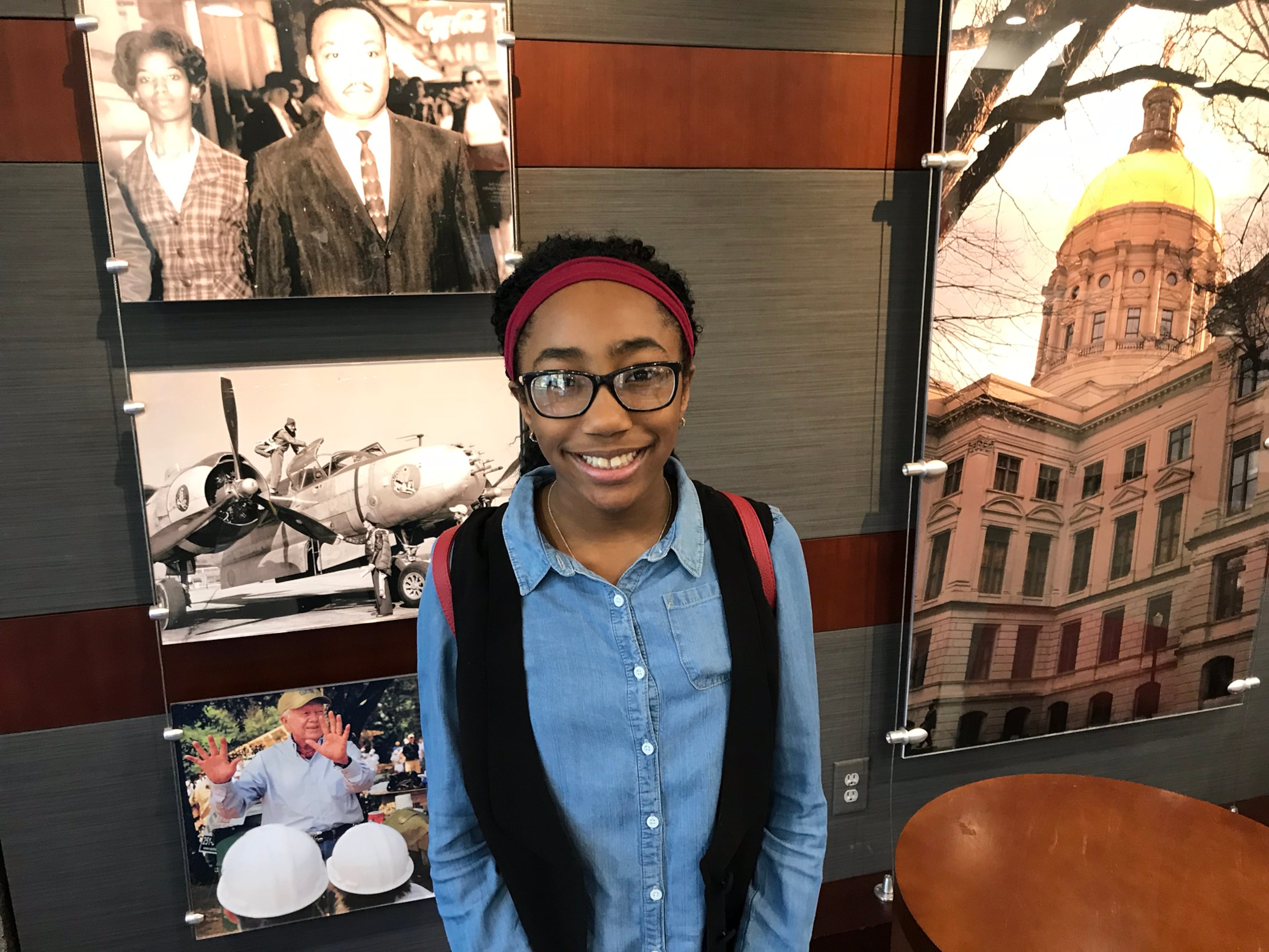 Ugochi at the AJC. CREDIT: Rodney Ho/rho@ajc.com