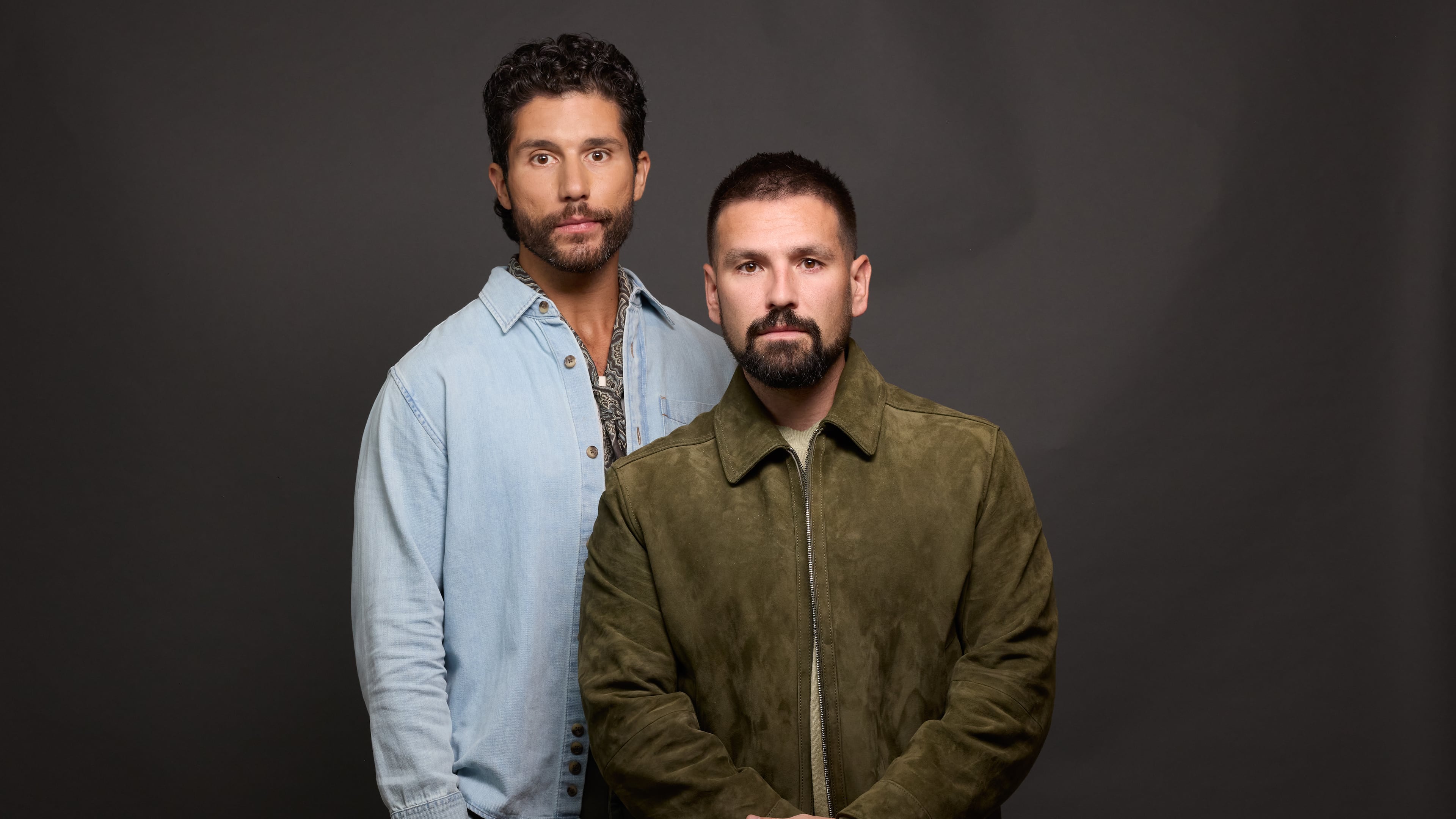 Dan Smyers, left, and Shay Mooney of Dan + Shay pose for a portrait on Thursday, July 30, 2026, in New York. (Photo by Matt Licari/Invision/AP)